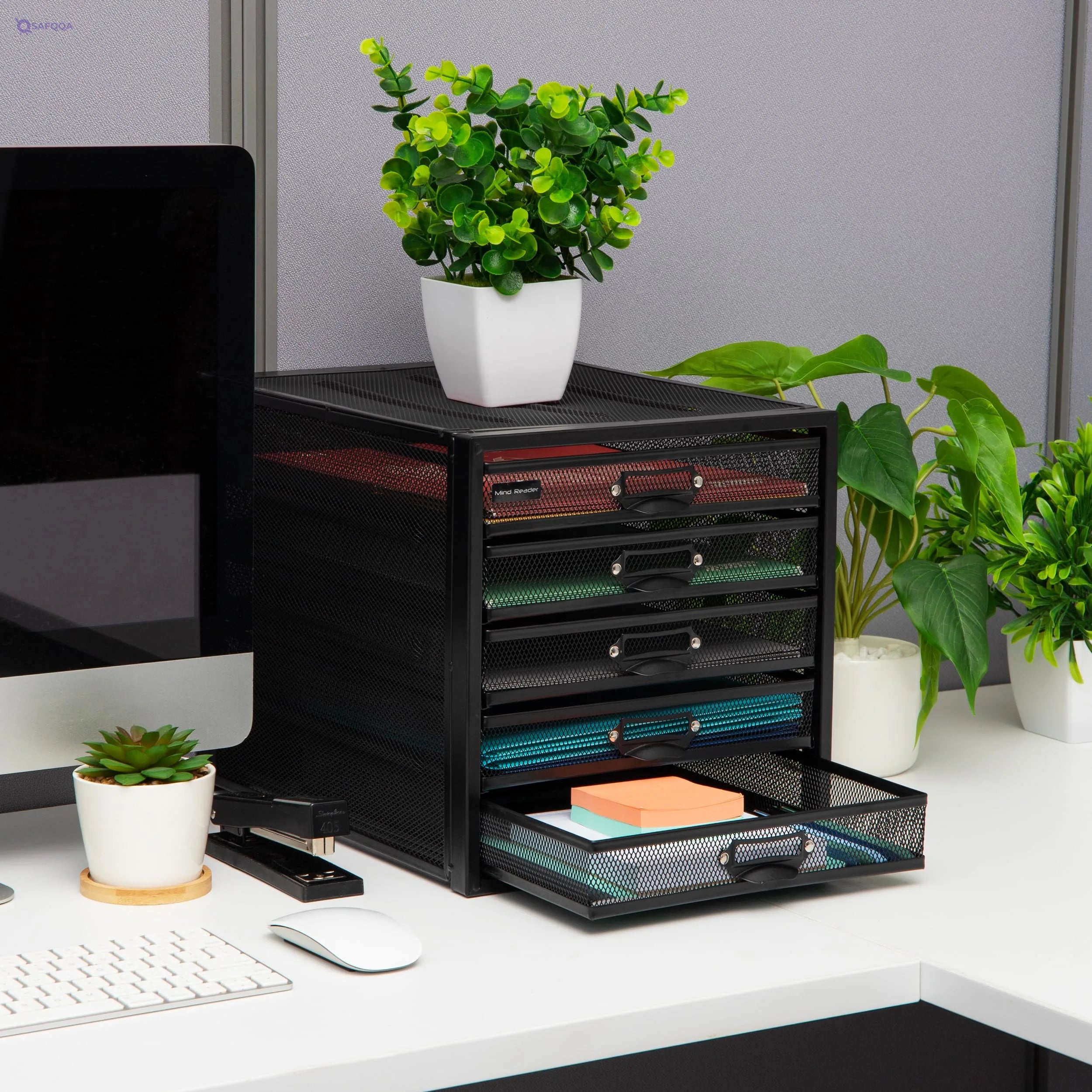 Mind Reader Metal Cabinet – File & Office Storage, Heavy Duty Multi-Purpose - Safqqa