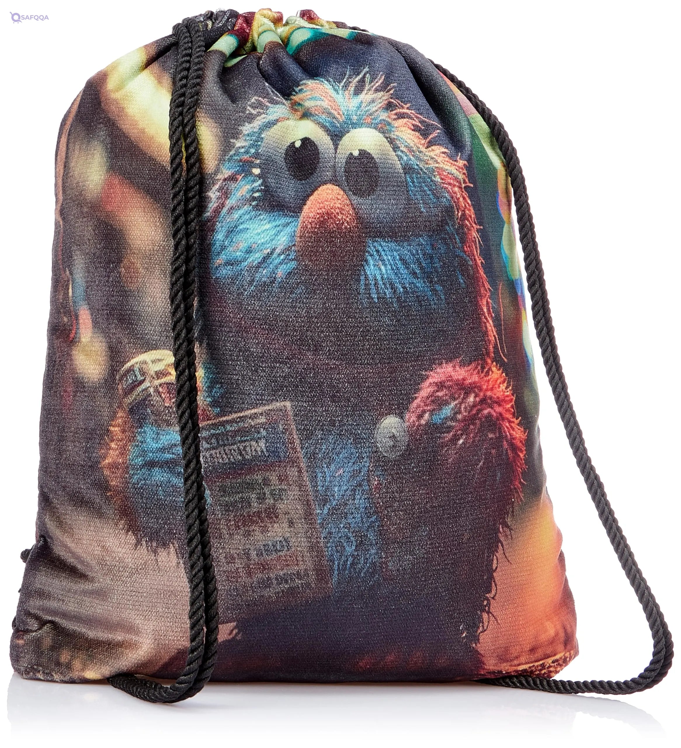 TAT DRAWSTRING BAG - 697, MultiColor, Large - Safqqa
