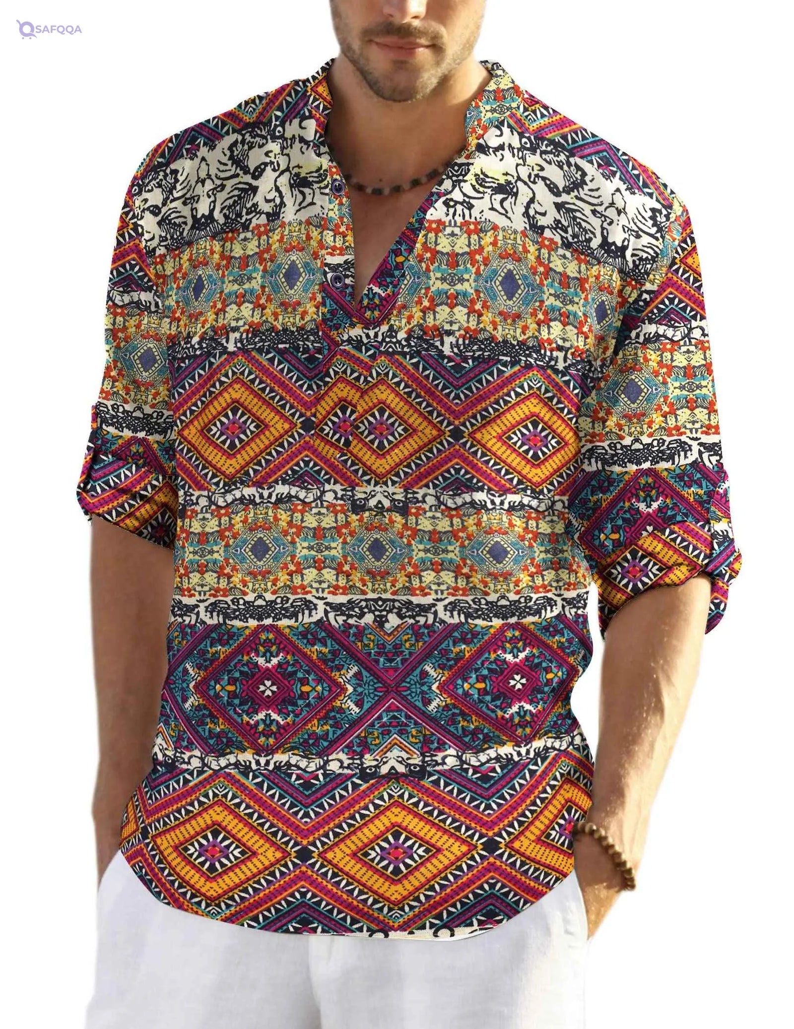 COOFANDY Shirts For mens Ideal for casual outings, or formal events - Safqqa