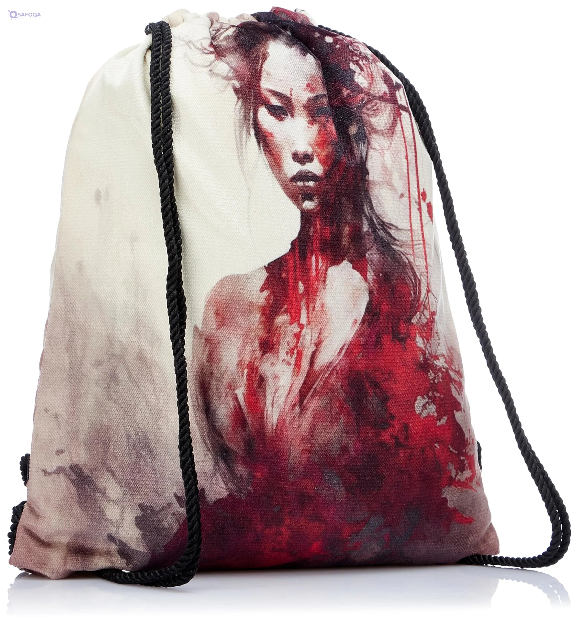TAT DRAWSTRING BAG - 649, MultiColor, Large - Safqqa