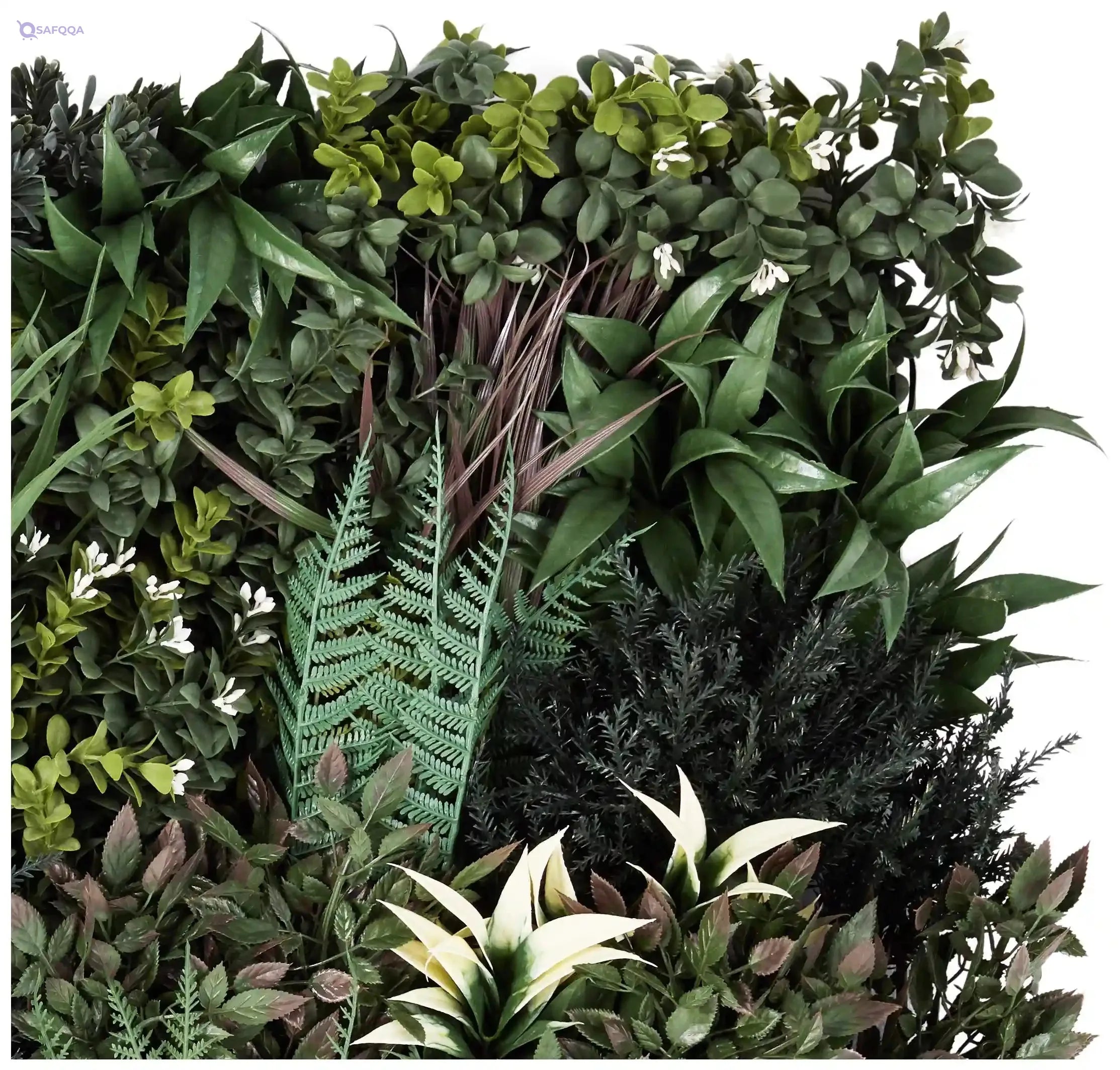 Nearly Natural Greens & Fern Artificial Living Wall, 3', model: 6406 - Safqqa