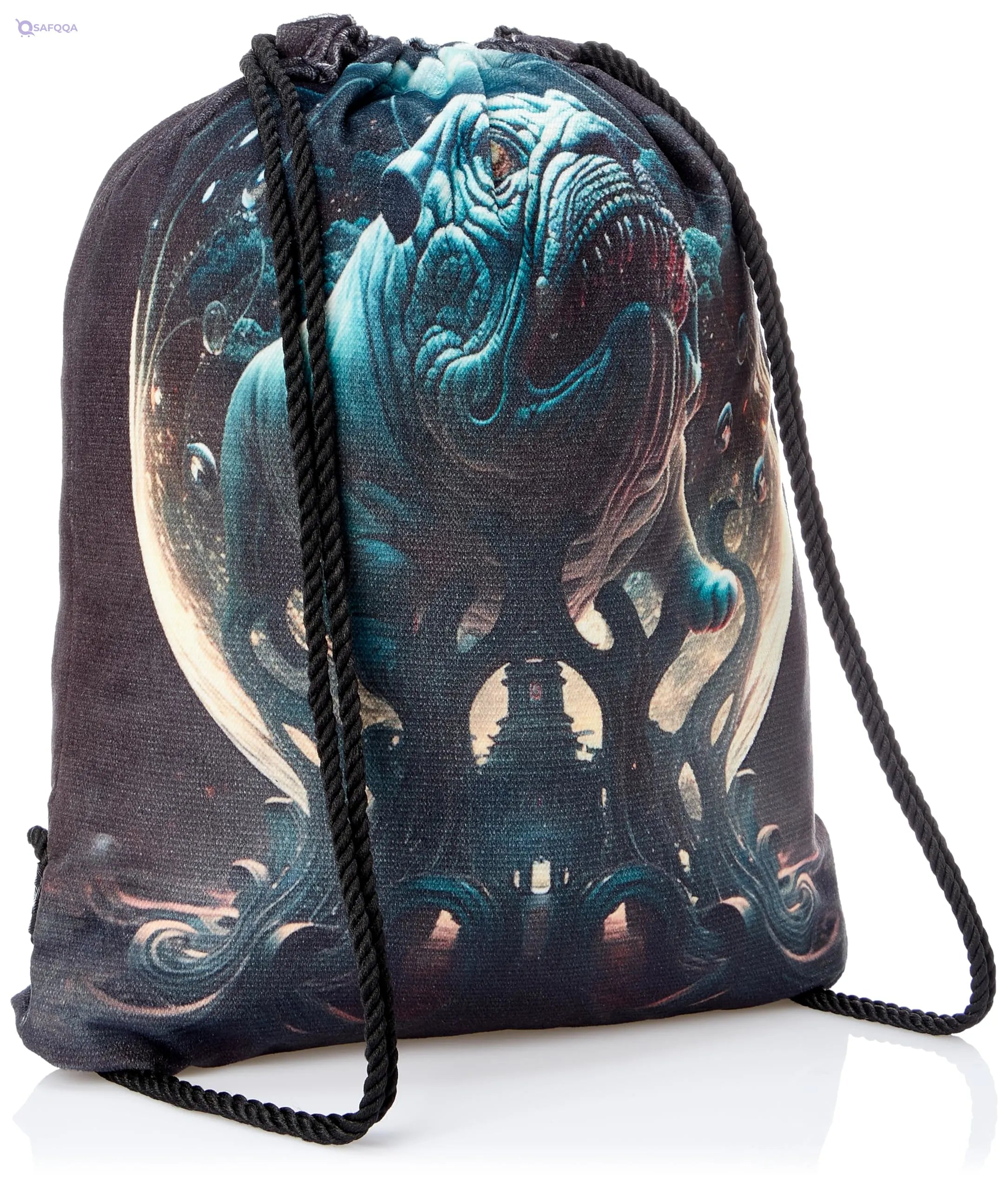 TAT DRAWSTRING BAG - 746, MultiColor, Large - Safqqa