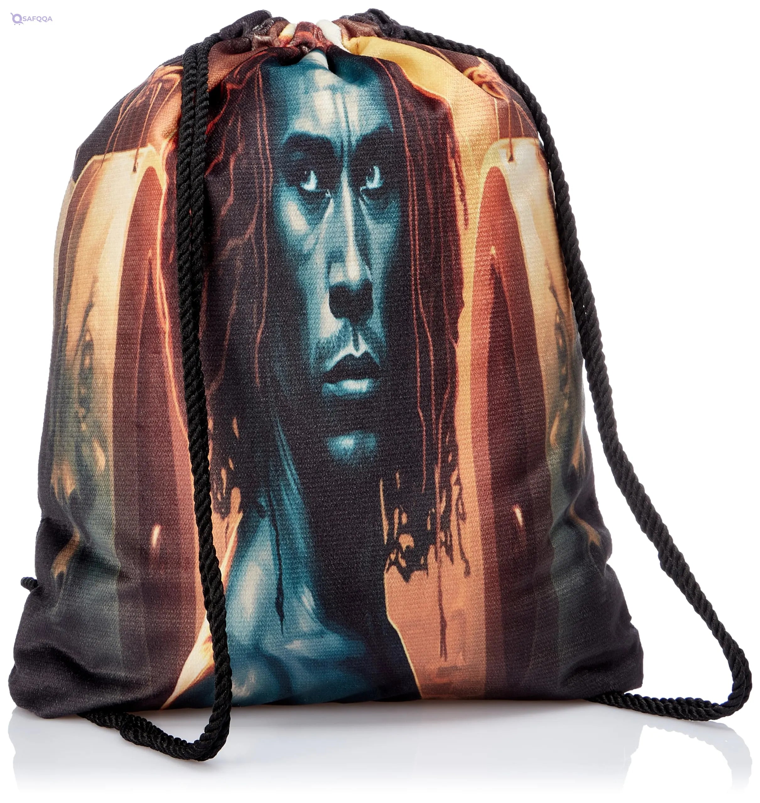 TAT DRAWSTRING BAG - 801, MultiColor, Large - Safqqa
