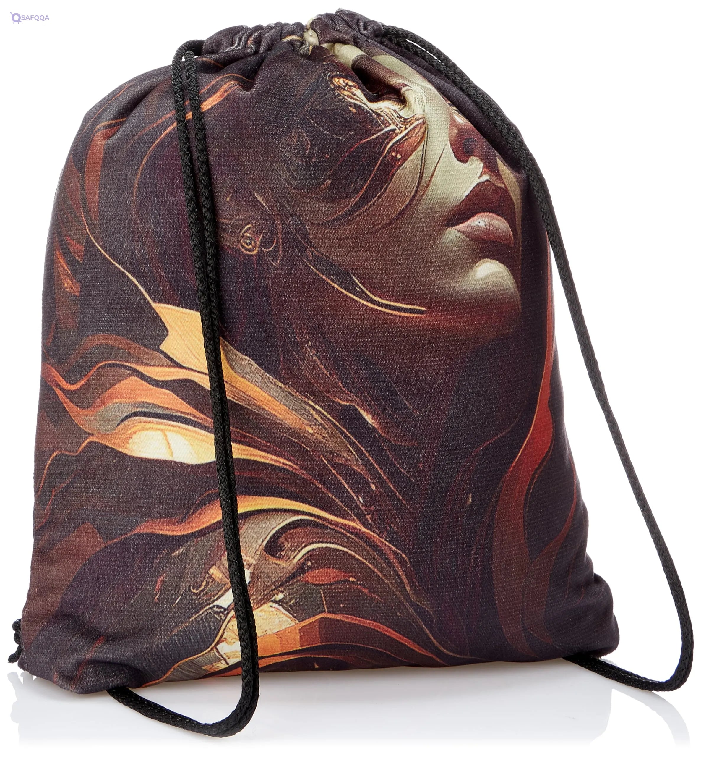 TAT DRAWSTRING BAG - 776, MultiColor, Large - Safqqa