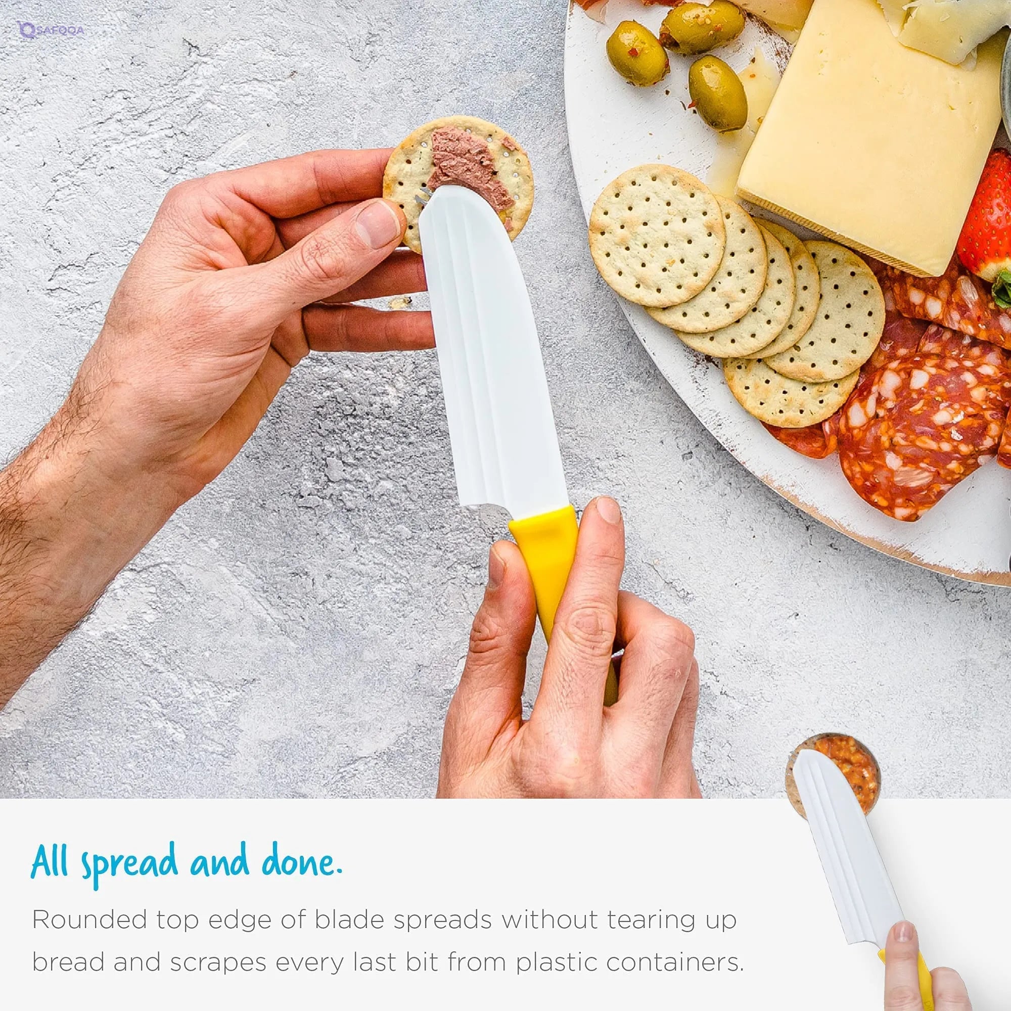 Dreamfarm Knibble Lite Cheese Knife Forks Nibbles - Safqqa