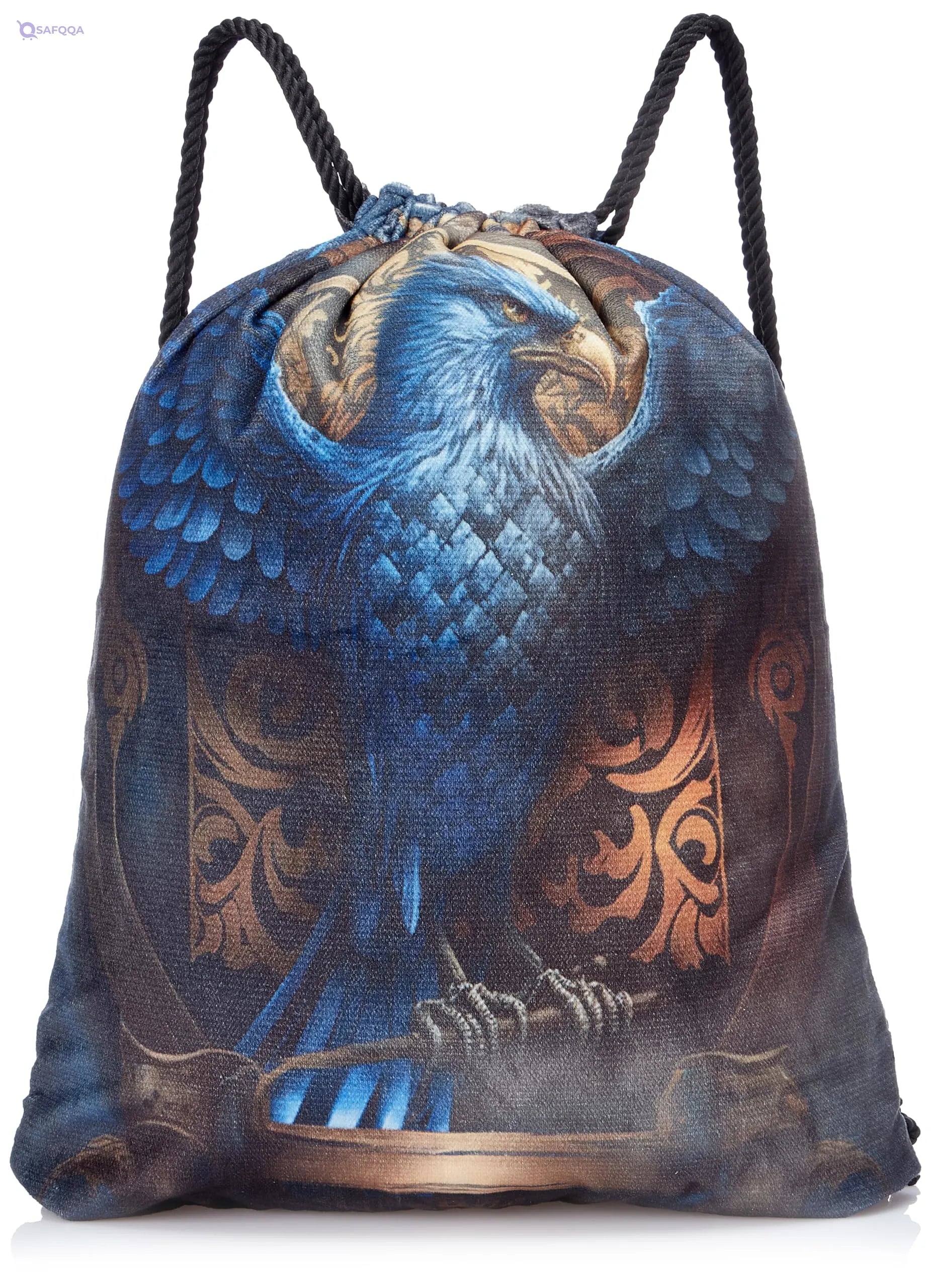 TAT DRAWSTRING BAG - 663, MultiColor, Large - Safqqa