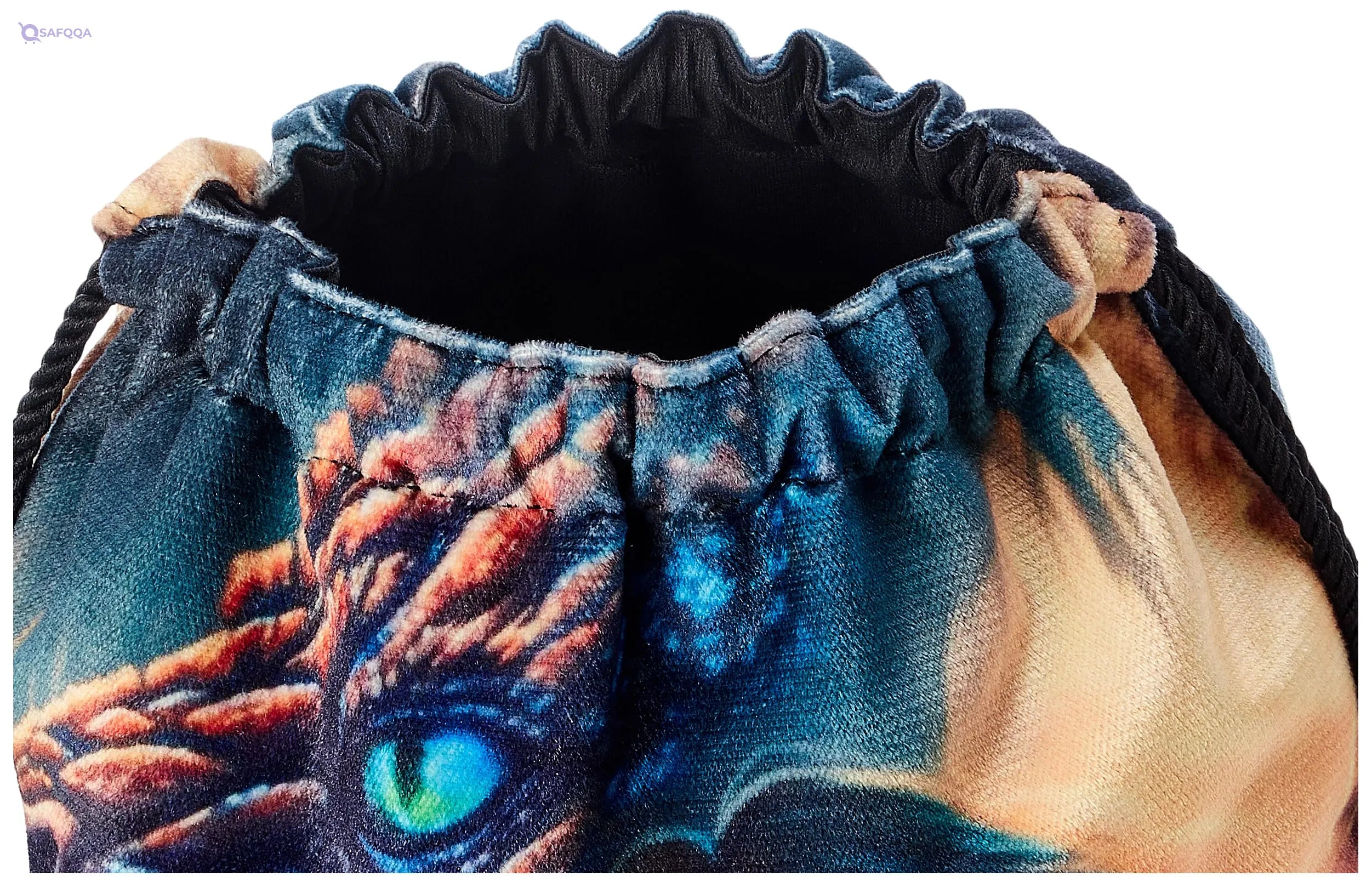 TAT DRAWSTRING BAG - 566, MultiColor, Large - Safqqa