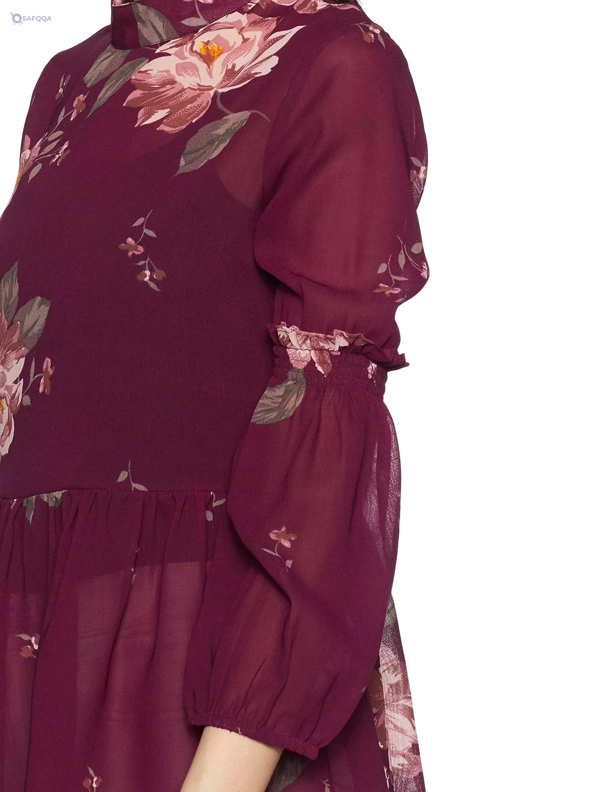Styleville.in Women Floral Regular Fit Blouse - Safqqa