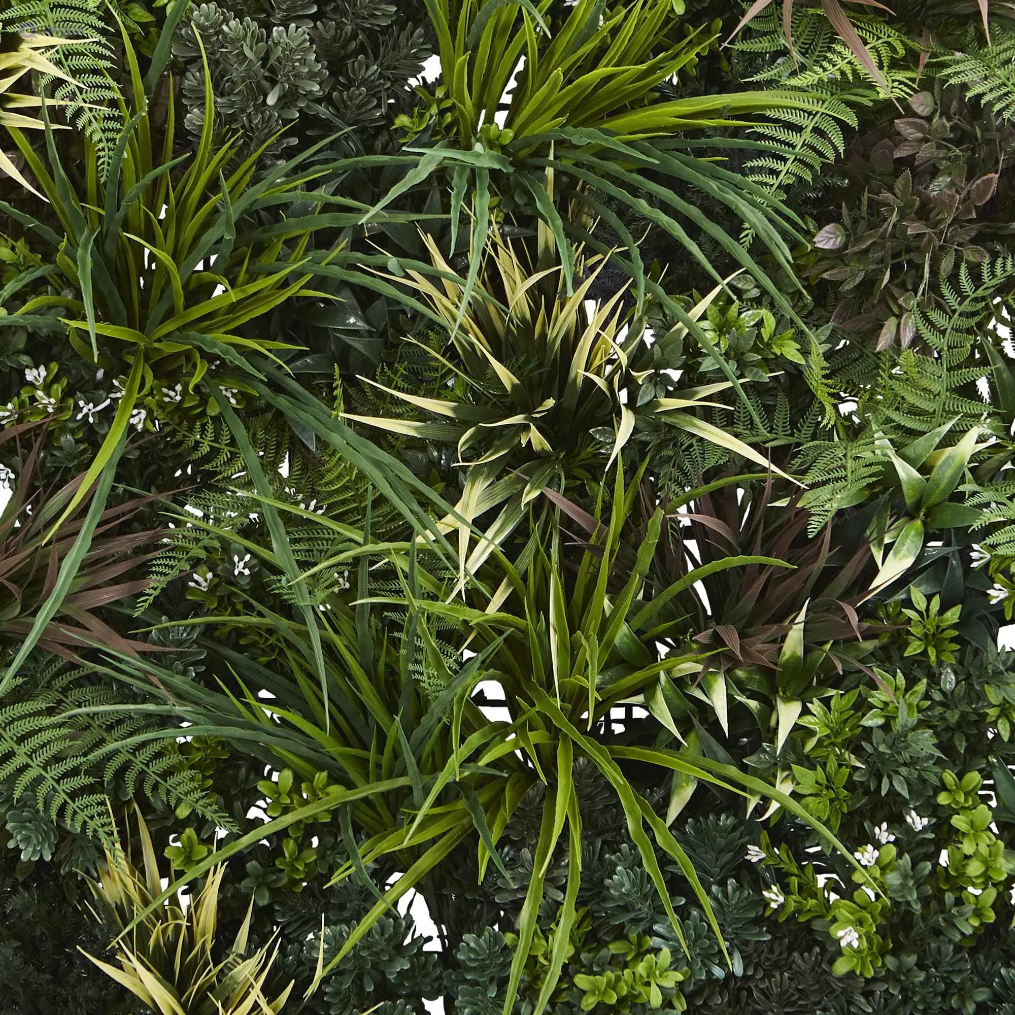 Nearly Natural Greens & Fern Artificial Living Wall, 3', model: 6406 - Safqqa