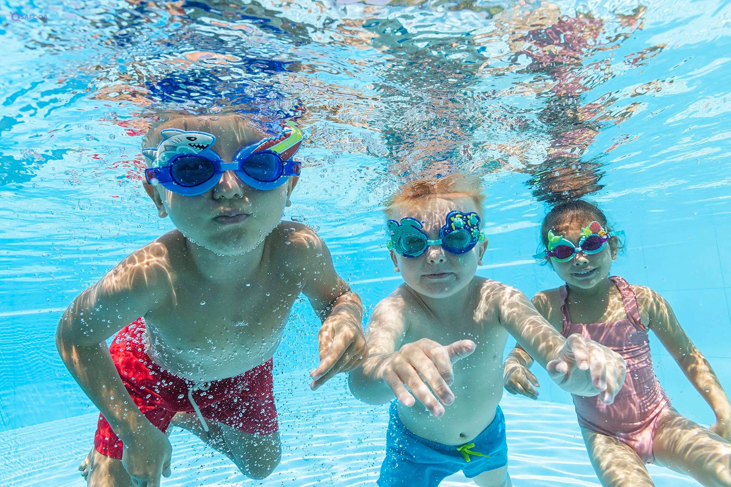Bestway Kids Swimming Goggles (Various color shapes) - Safqqa