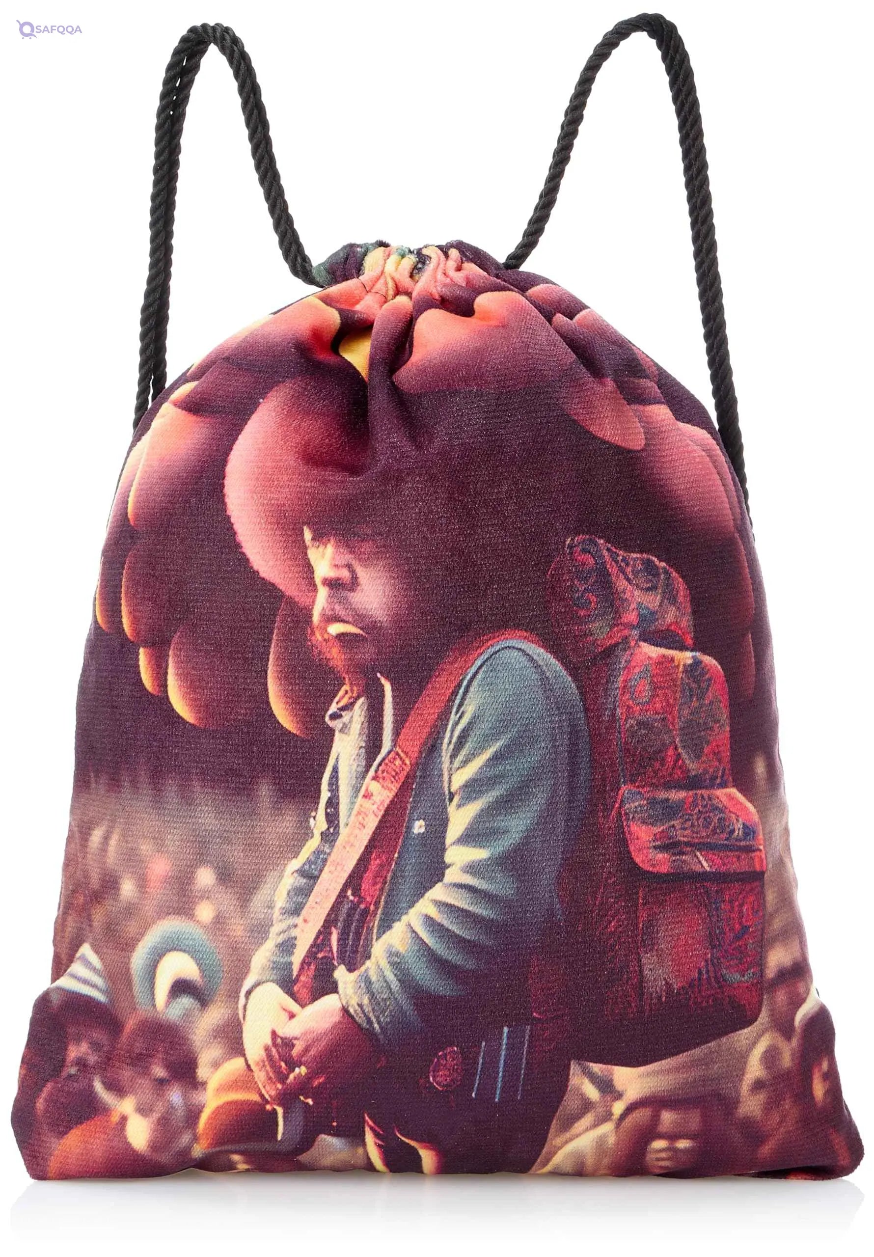 TAT DRAWSTRING BAG - 927, MultiColor, Large - Safqqa Egypt