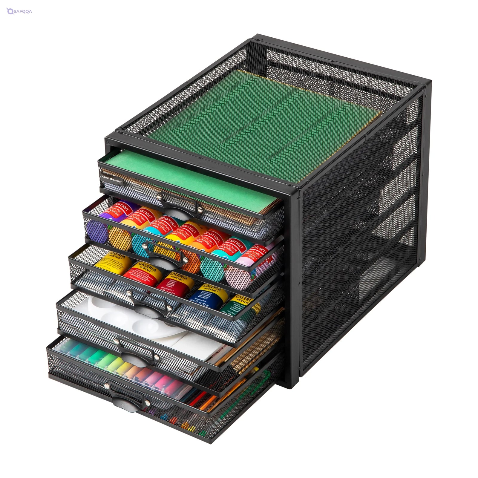 Mind Reader Metal Cabinet – File & Office Storage, Heavy Duty Multi-Purpose - Safqqa