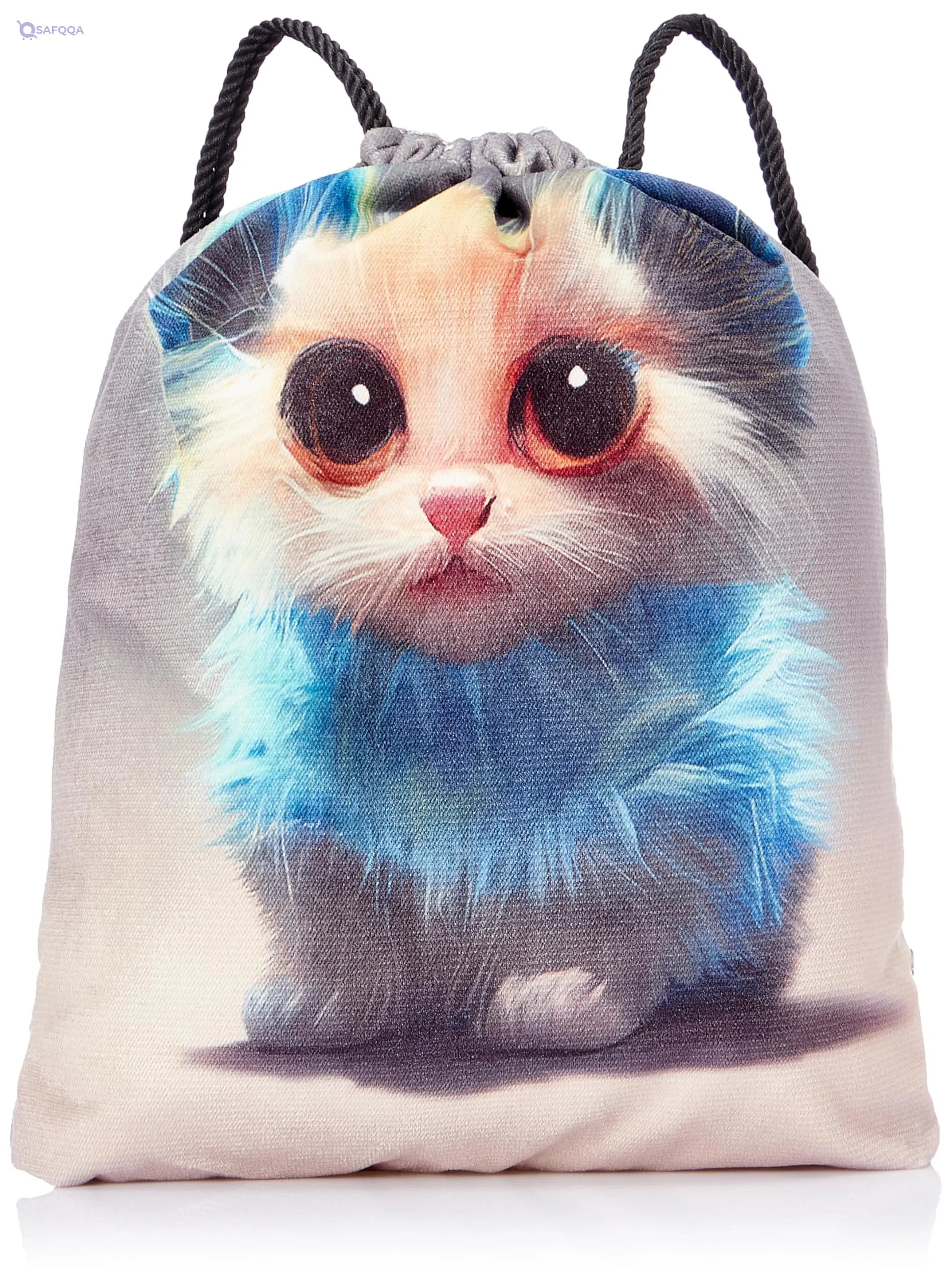 TAT DRAWSTRING BAG - 771, MultiColor, Large - Safqqa