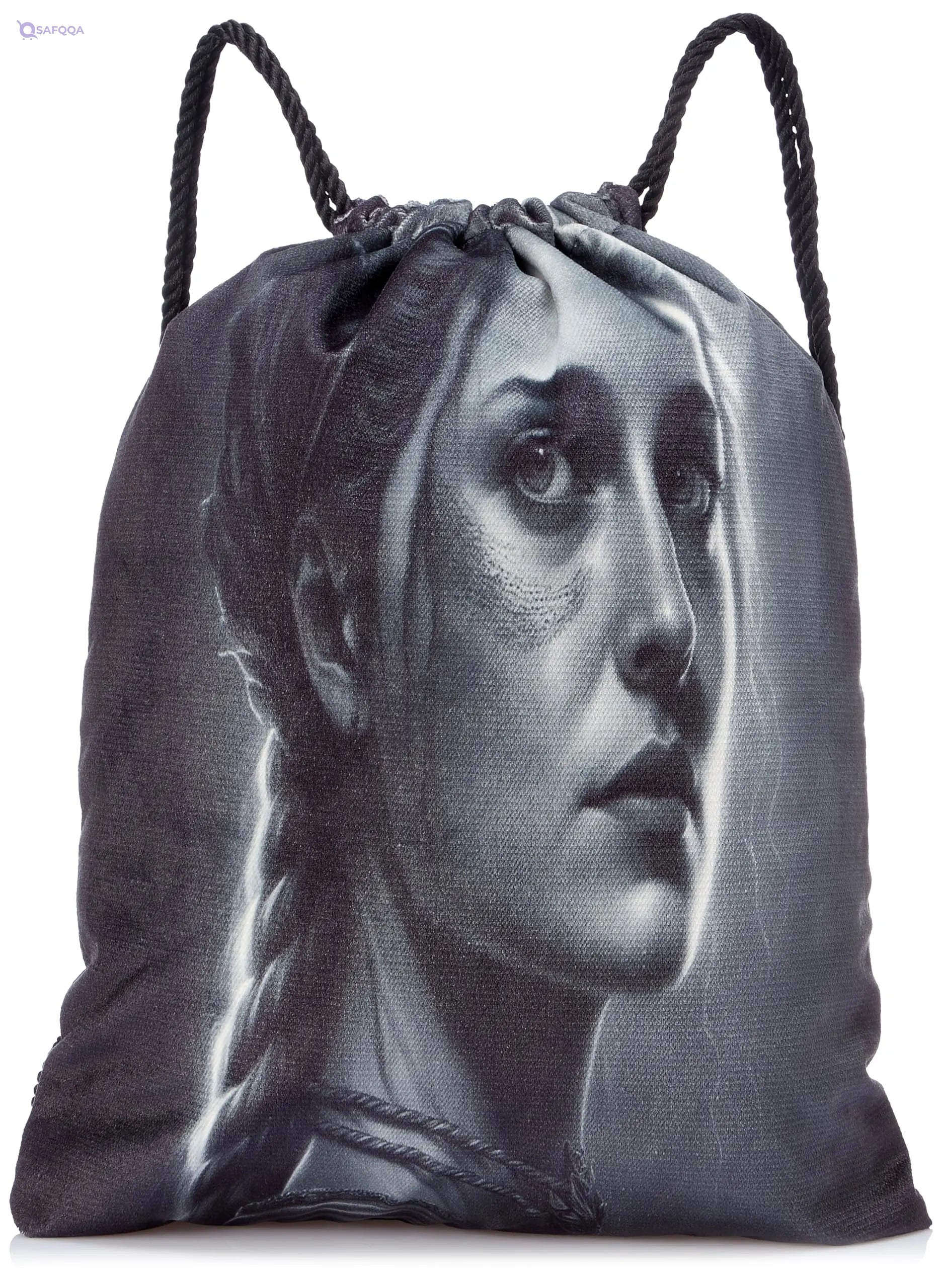 TAT DRAWSTRING BAG - 707, MultiColor, Large - Safqqa