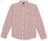 White Rabbit Men’s Red Long Sleeve Printed Shirt – Casual & Stylish Look - Safqqa