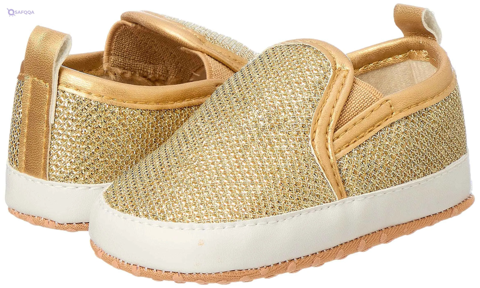 Mix & Max Faux Leather Elastic Side Panel Slip on Shoes for Girls - Safqqa Egypt