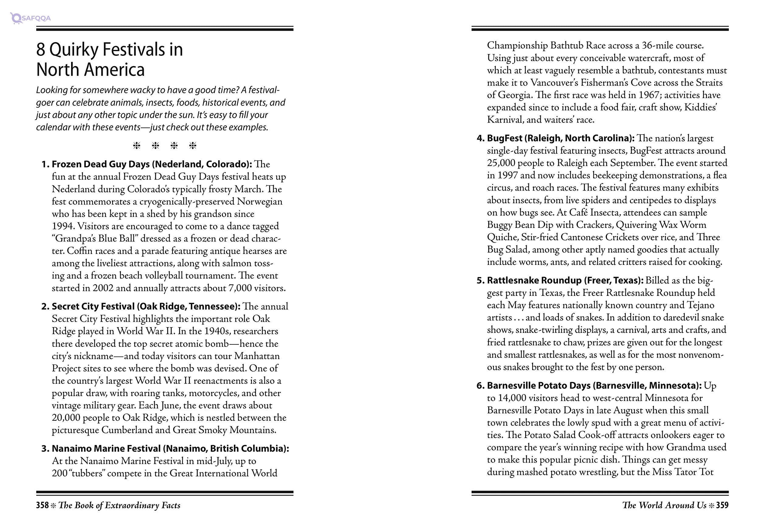 The Book of Extraordinary Facts – Discover Unique and Fascinating Insights - Safqqa
