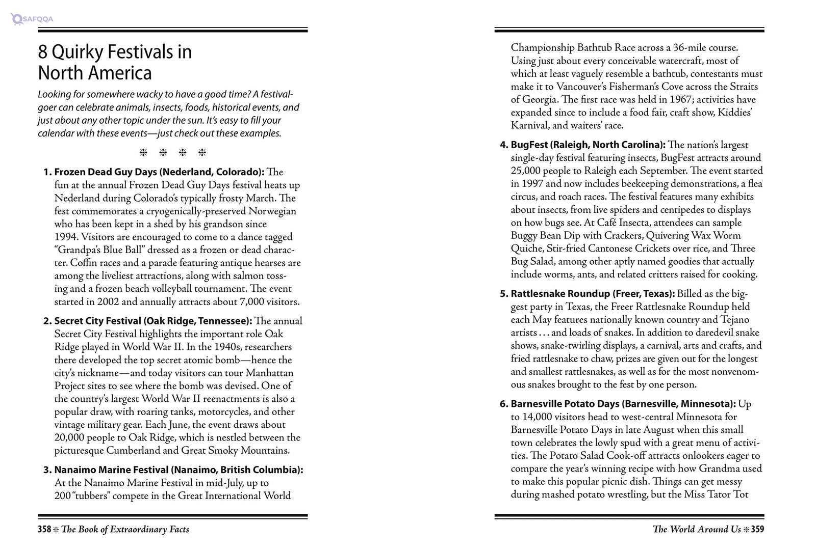 The Book of Extraordinary Facts – Discover Unique and Fascinating Insights - Safqqa