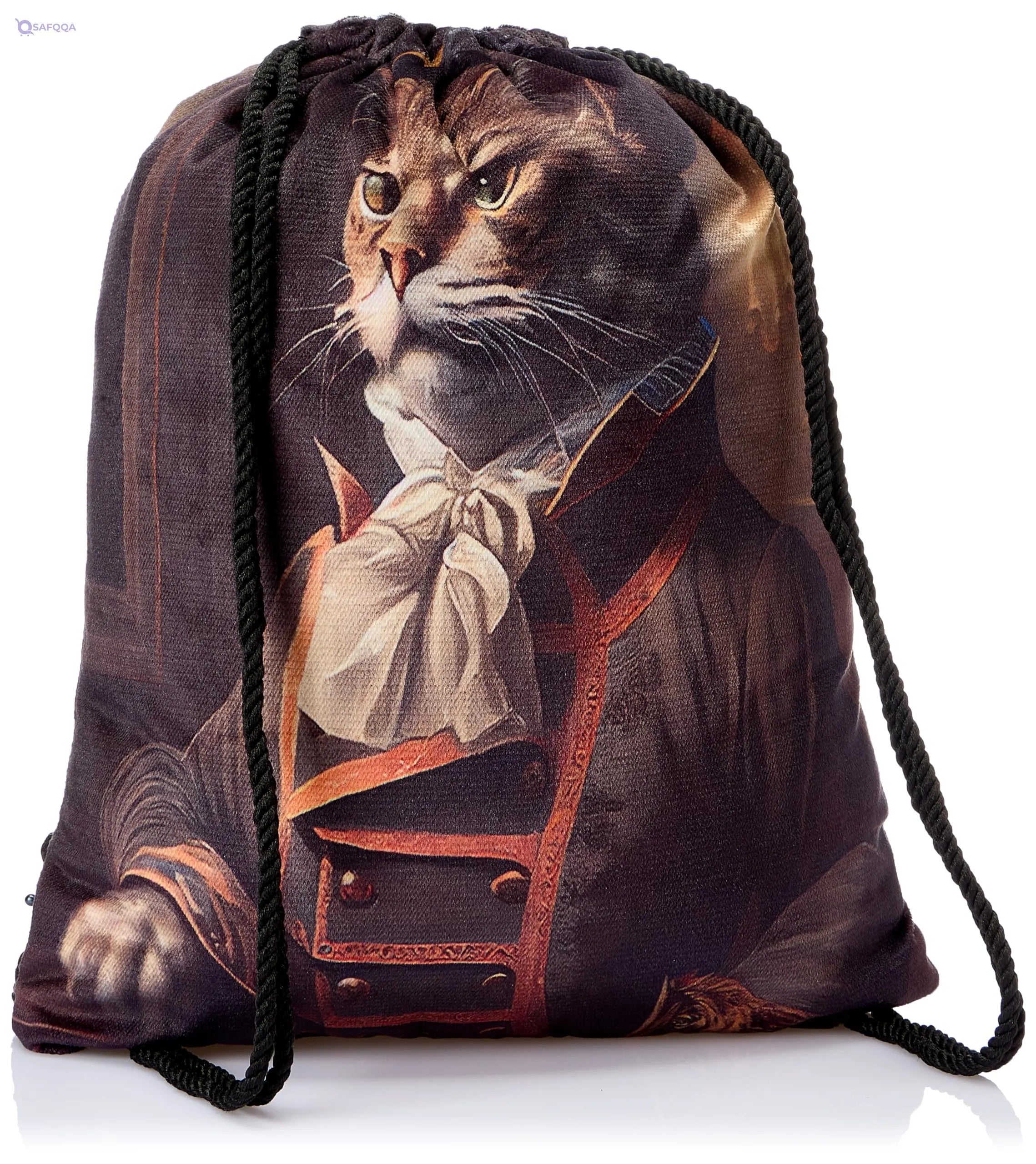 TAT DRAWSTRING BAG - 841, MultiColor, Large - Safqqa
