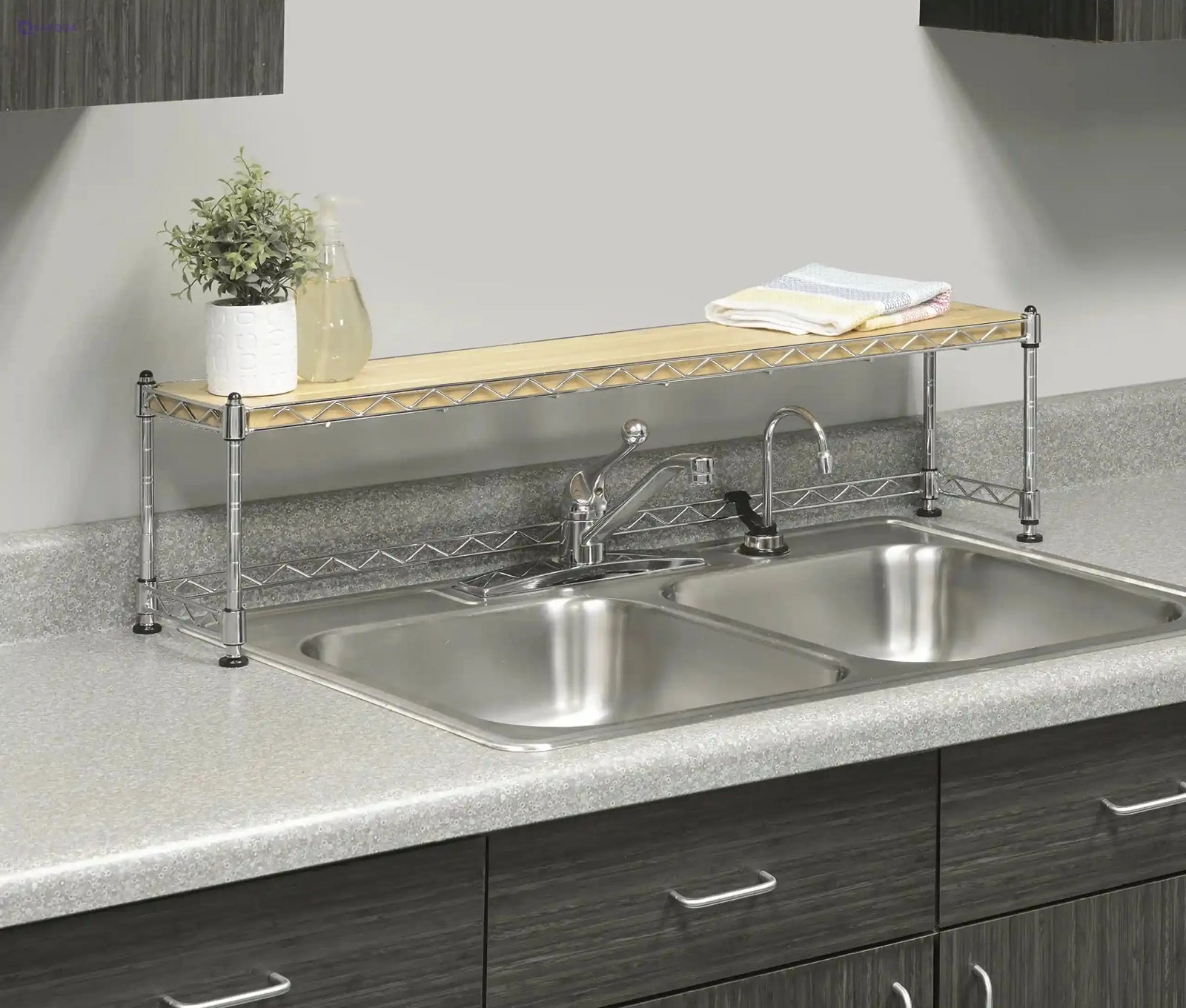 Whitmor 6066-930 Supreme Over The Sink Shelf - Safqqa