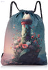 TAT DRAWSTRING BAG - 673, MultiColor, Large - Safqqa