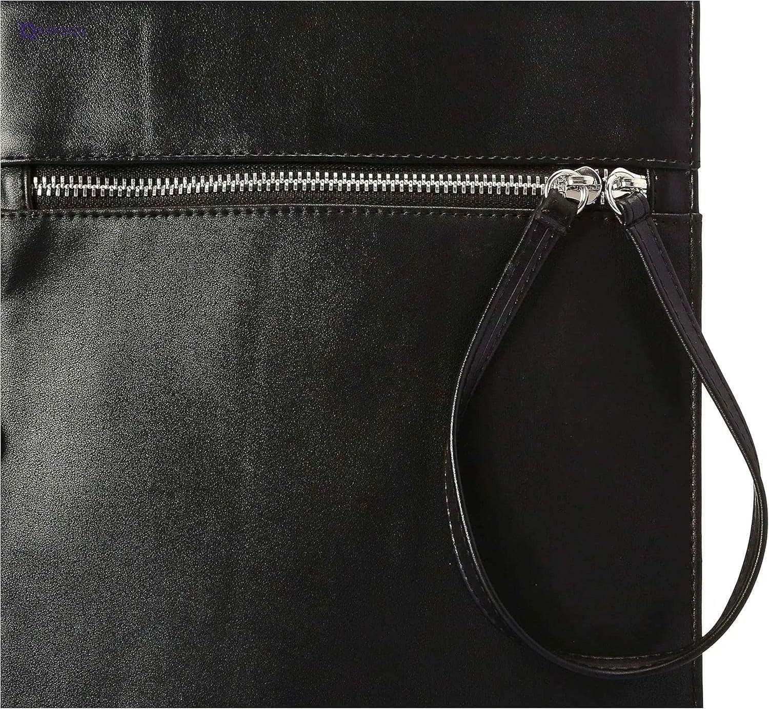 34 By Amr Diab Men's Crossbody Bag with Small Logo and Zipper - Black, One Size - Safqqa Egypt