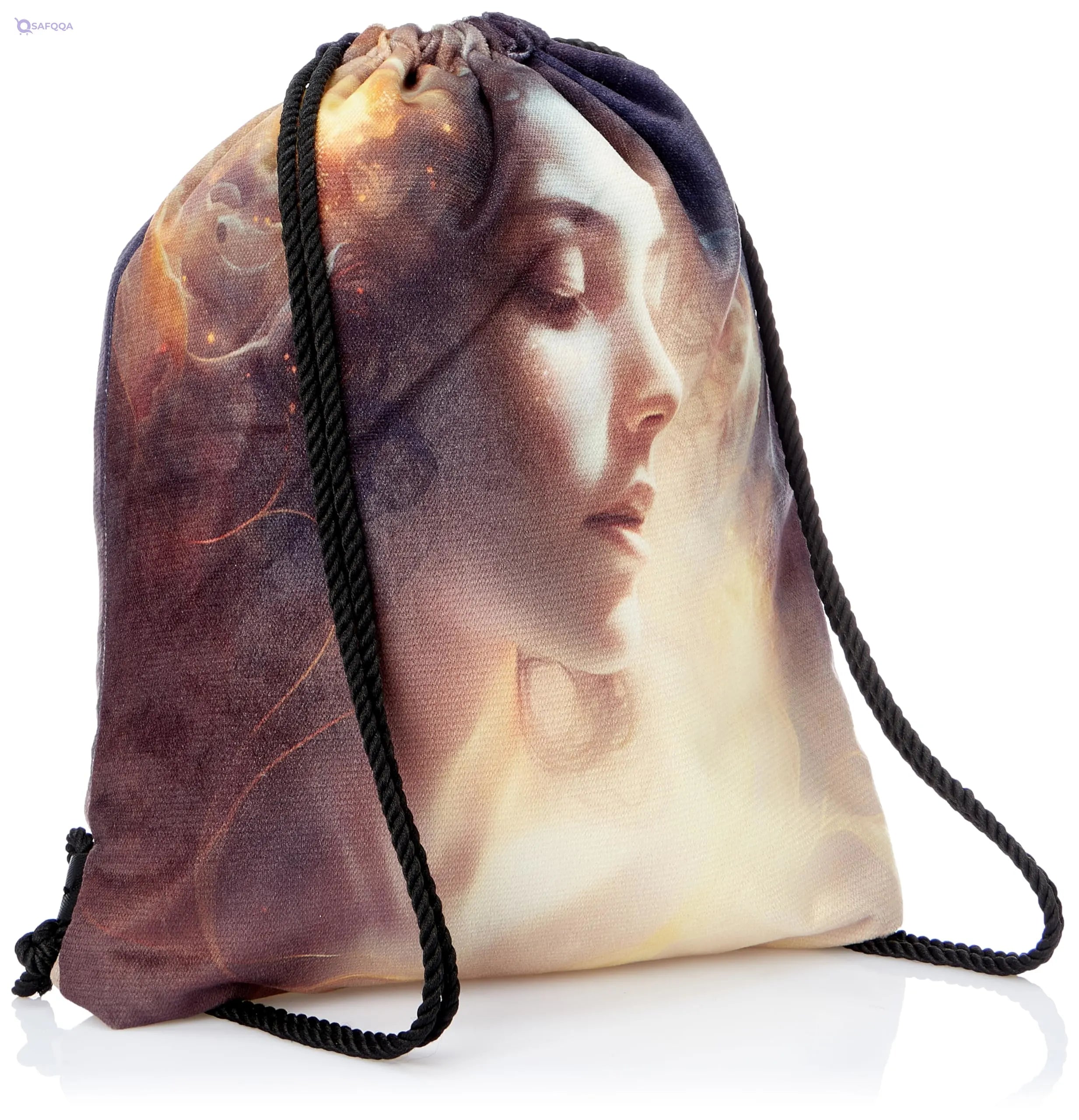 TAT DRAWSTRING BAG - 945, MultiColor, Large - Safqqa