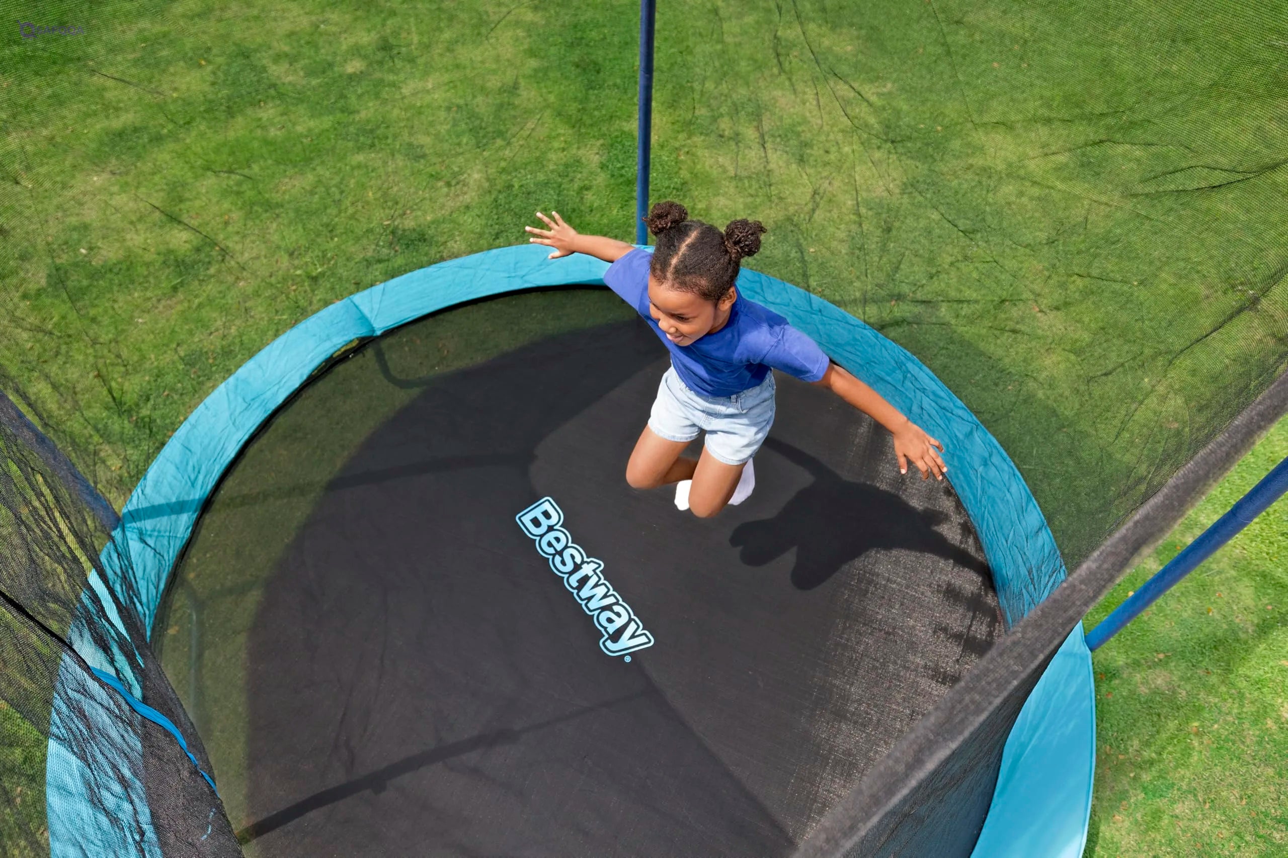 Bestway Air Trampoline Inflatable trampoline for fun and safe bouncing - Safqqa
