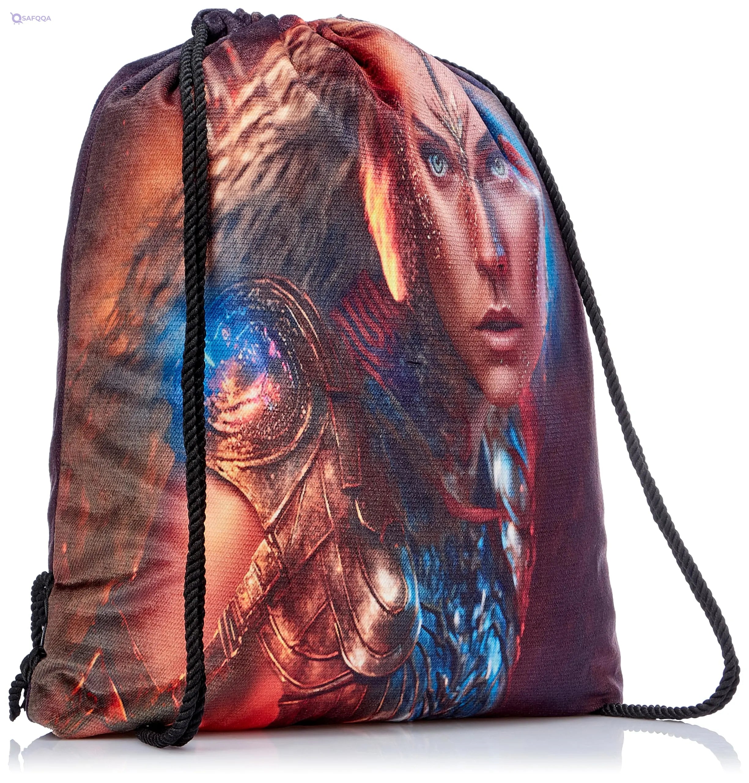 TAT DRAWSTRING BAG - 846, MultiColor, Large - Safqqa