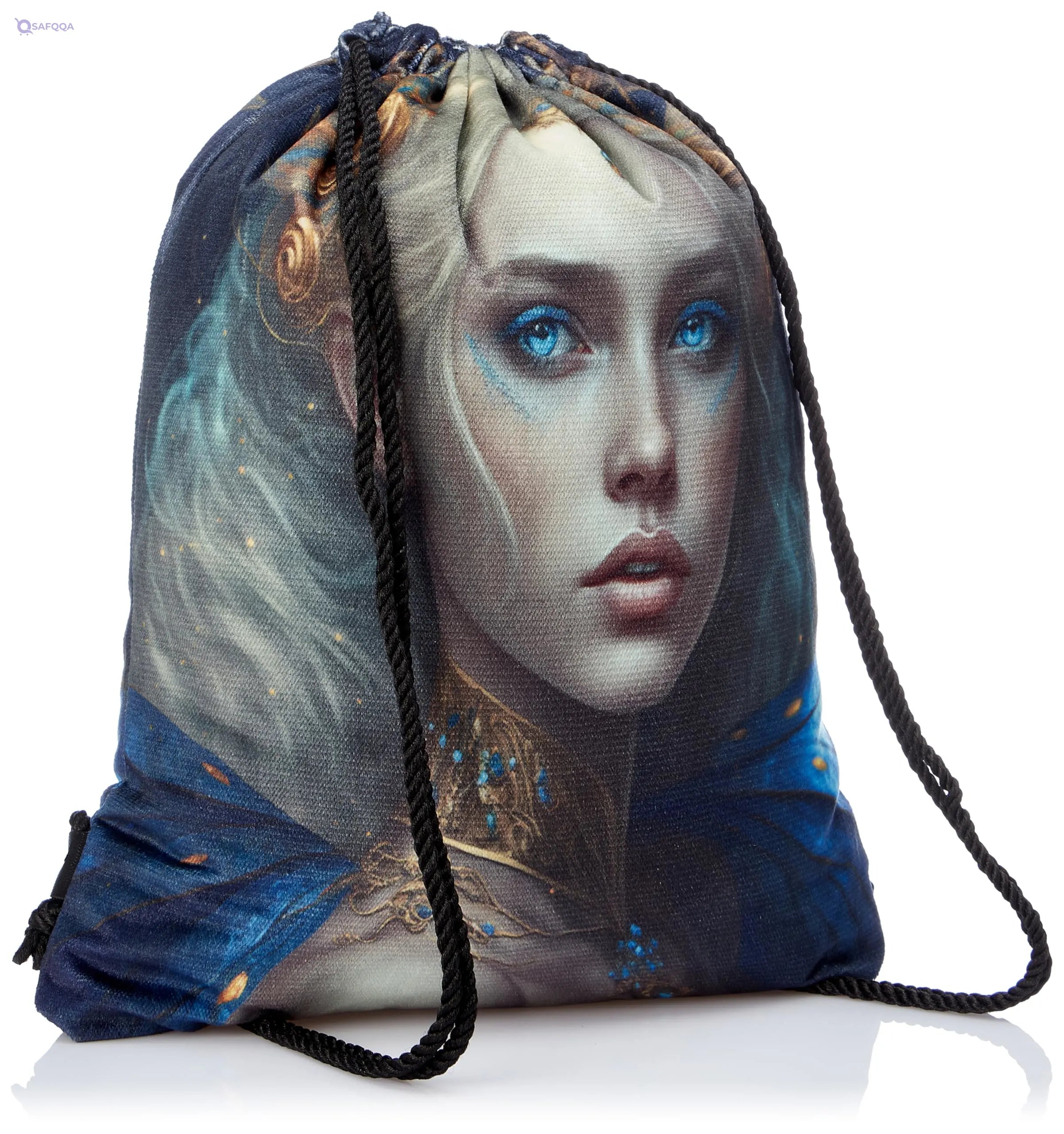 TAT DRAWSTRING BAG - 621, MultiColor, Large - Safqqa