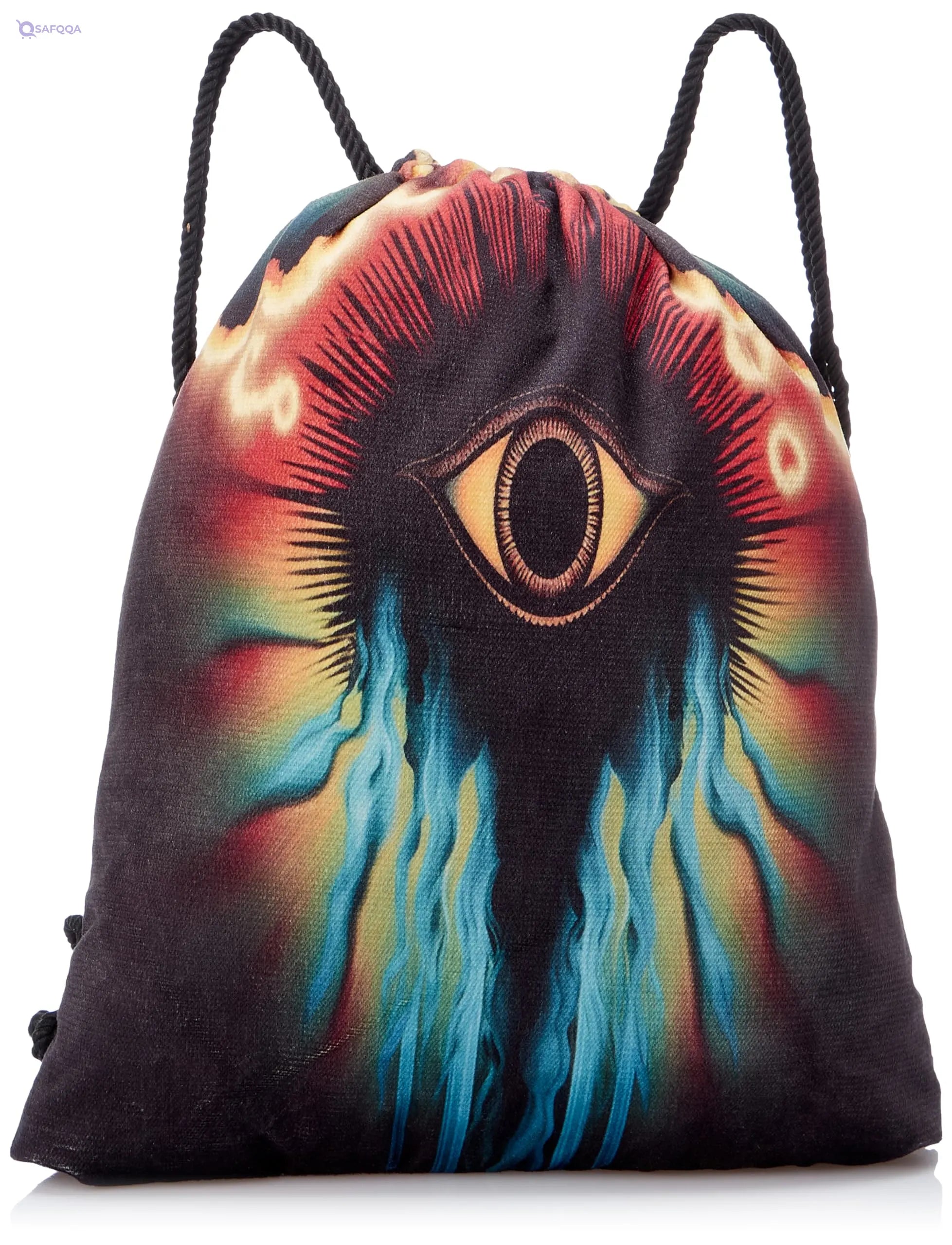 TAT DRAWSTRING BAG - 903, MultiColor, Large - Safqqa