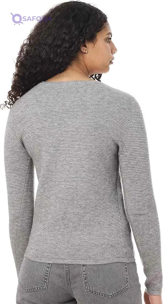 Matalan Women's Long Sleeve Striped Pullover Sweater - Safqqa Egypt