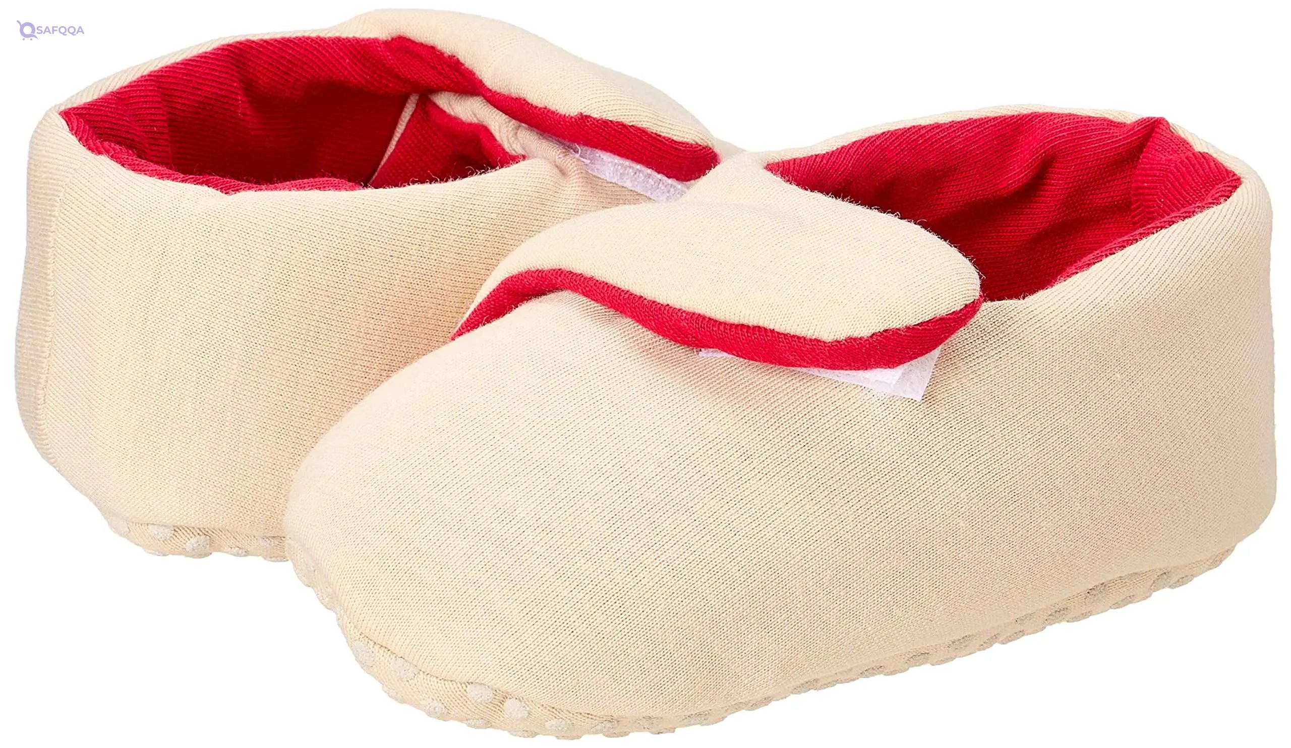 Junior Shoes For Baby Soft and flexible materials suitable for babies- Beige, 12 Months - Safqqa