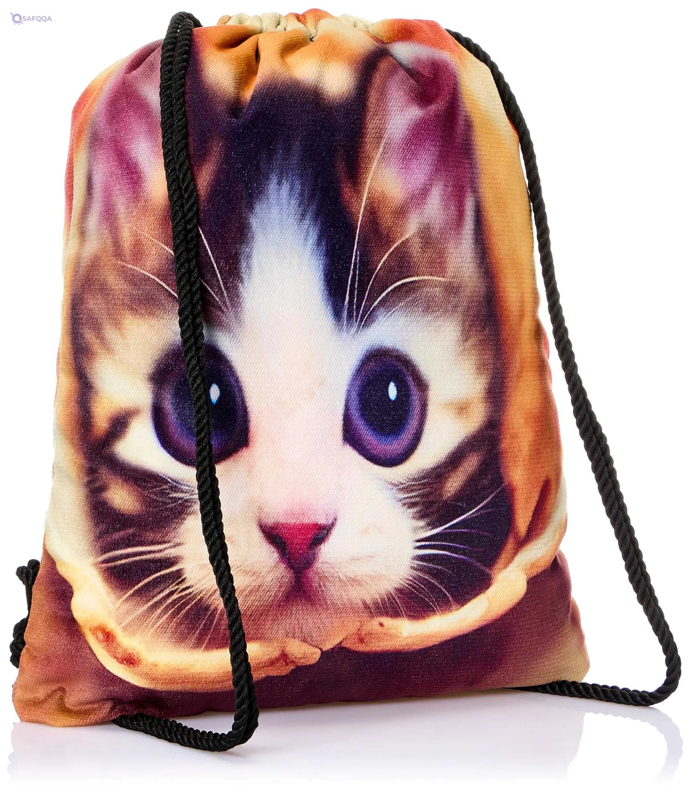 TAT DRAWSTRING BAG - 937, MultiColor, Large - Safqqa