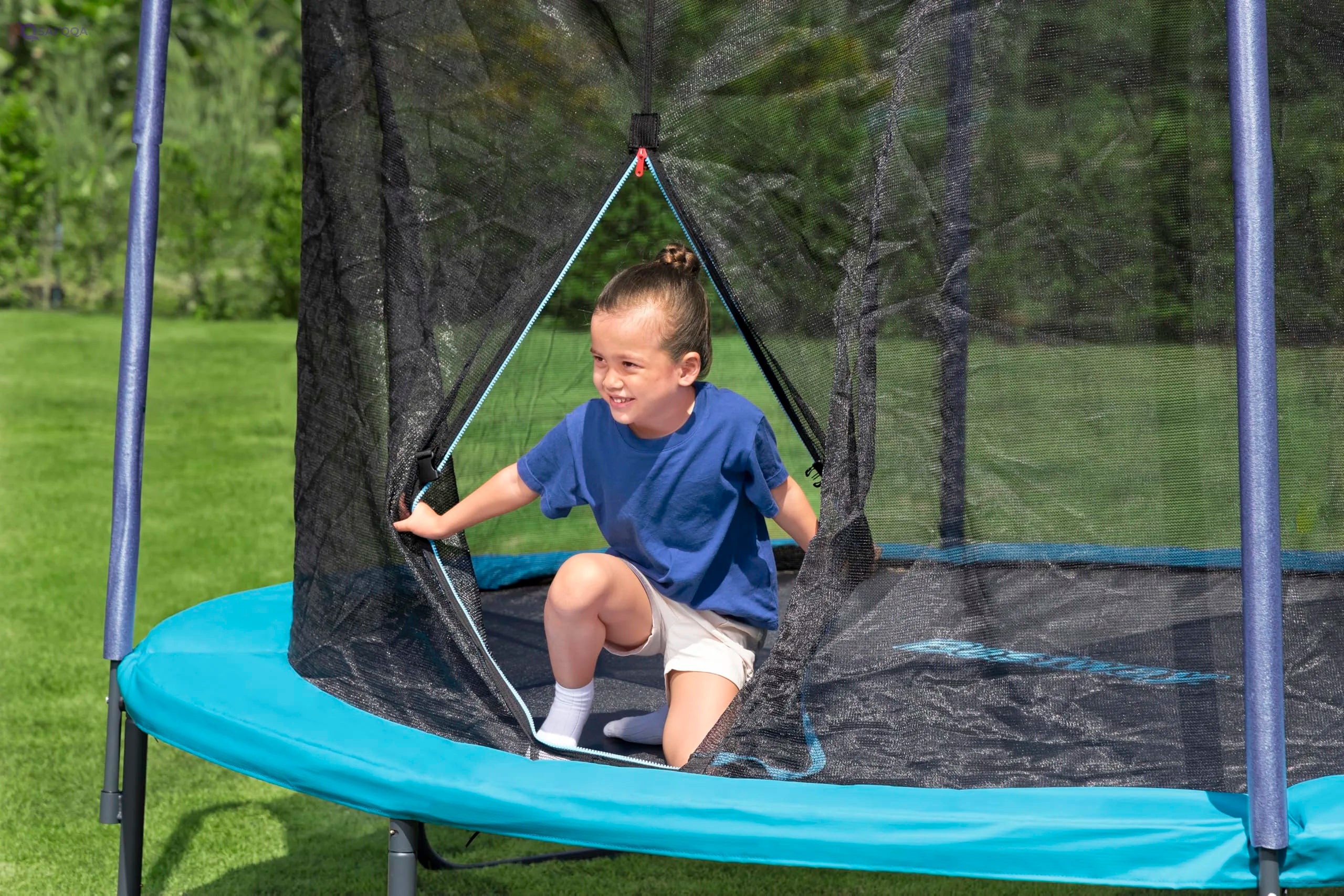 Bestway Air Trampoline Inflatable trampoline for fun and safe bouncing - Safqqa
