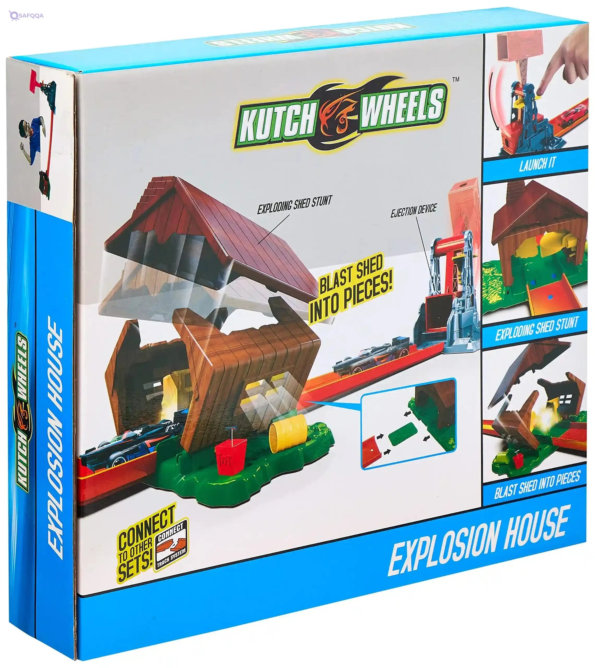 Kutch Wheels Explosion House Car Racetrack with 1 Metal Car - Safqqa Egypt