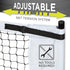 Franklin Sports Pickleball Net - Portable Outdoor 22' Foot Official Regulation Size Court System With Travel Bag - Safqqa