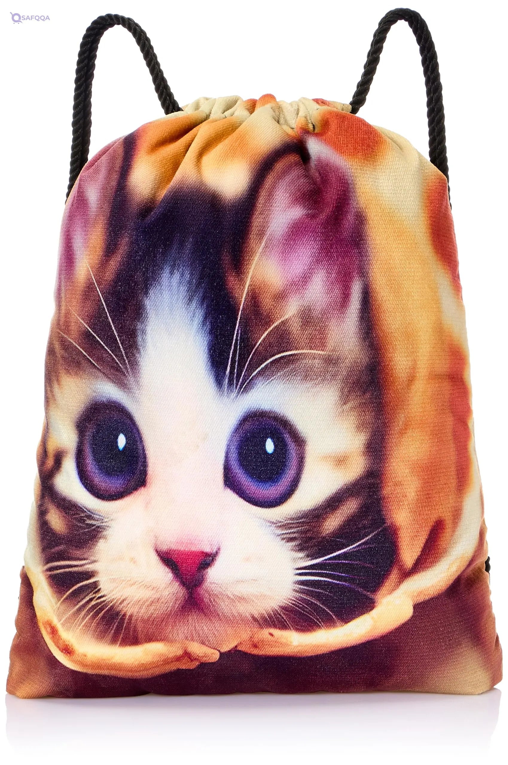 TAT DRAWSTRING BAG - 937, MultiColor, Large - Safqqa