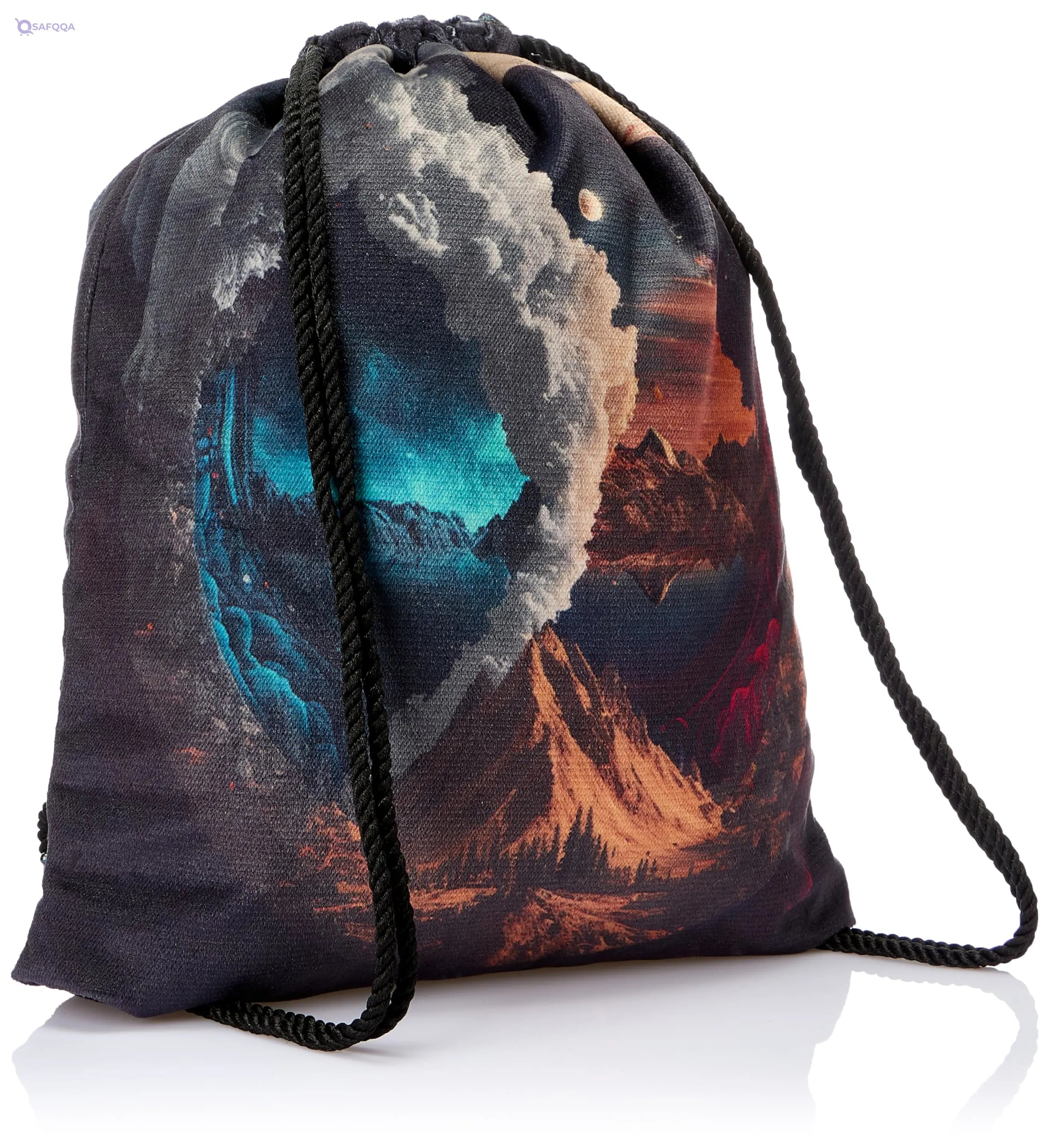 TAT DRAWSTRING BAG - 648, MultiColor, Large - Safqqa