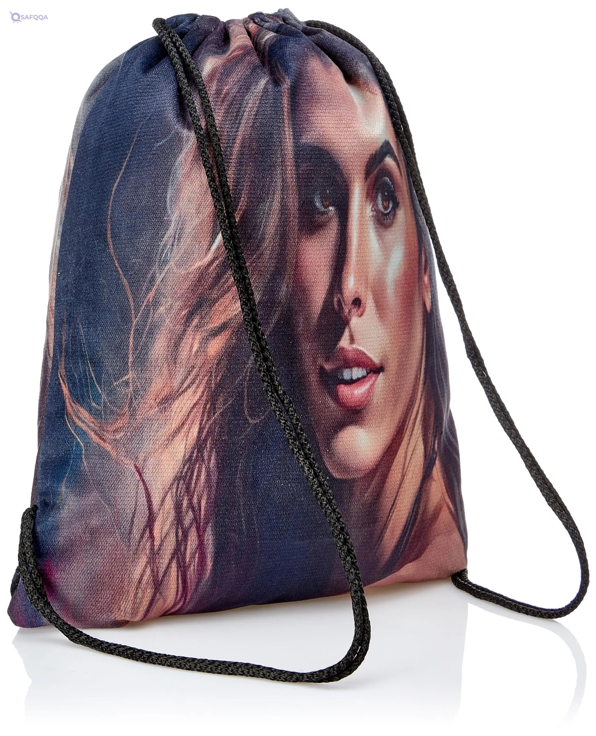 TAT DRAWSTRING BAG - 709, MultiColor, Large - Safqqa