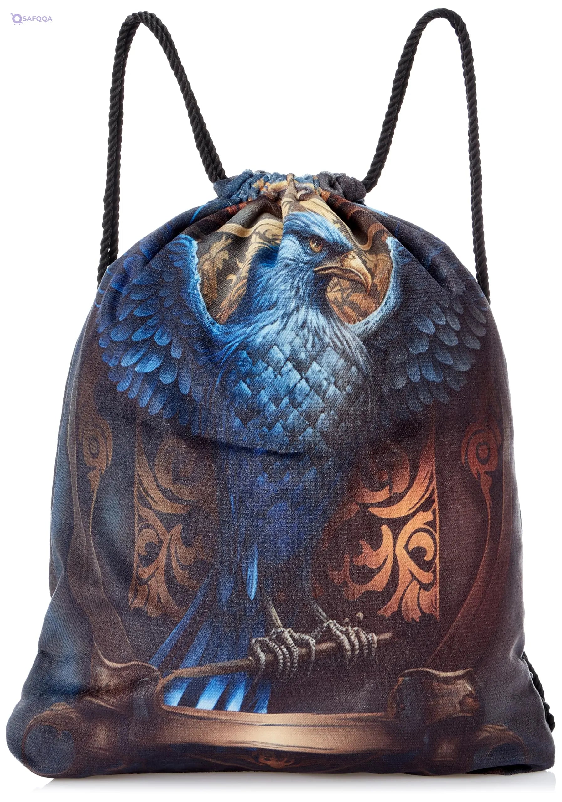 TAT DRAWSTRING BAG - 663, MultiColor, Large - Safqqa