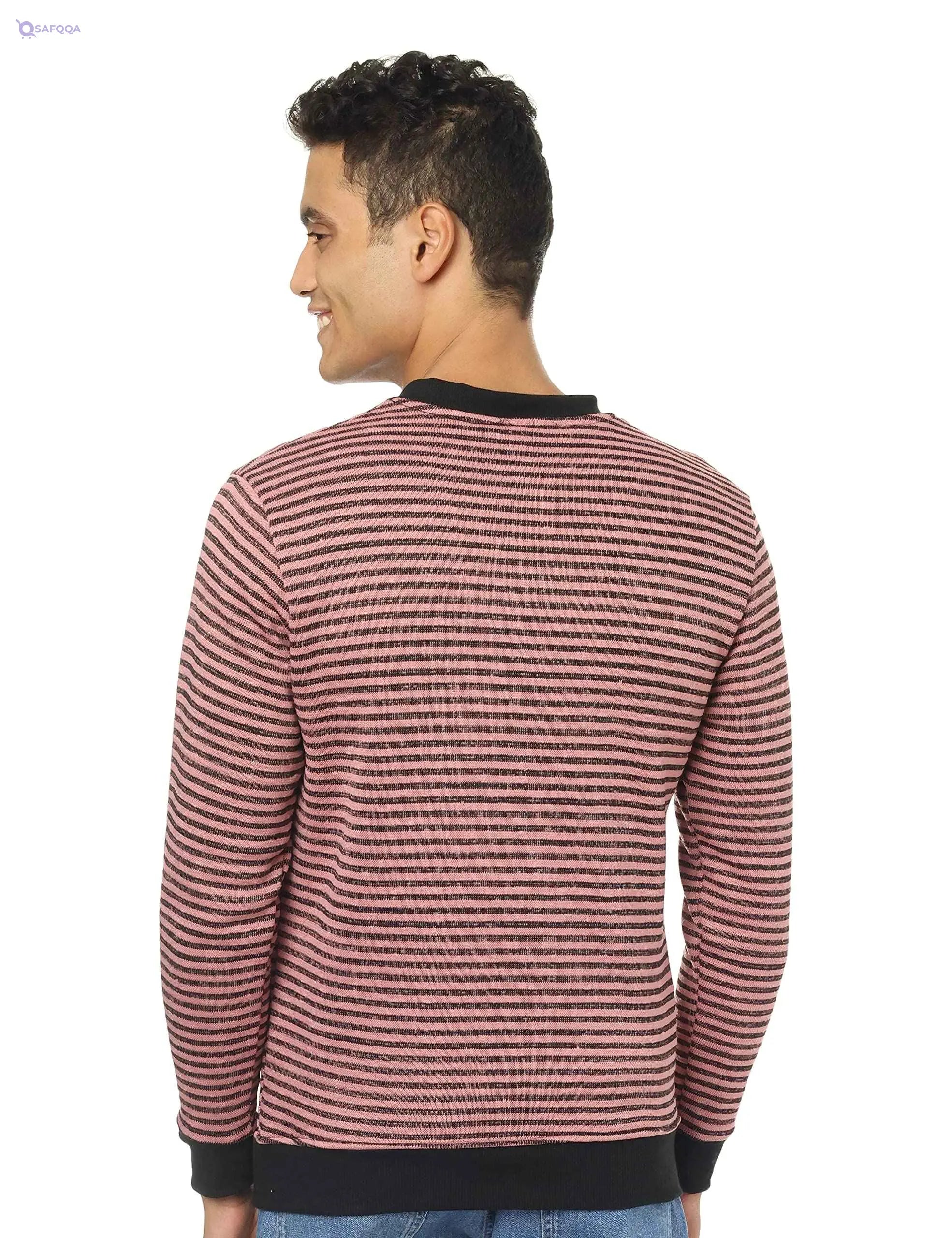 Off Cliff Sweatshirt for Men  long sleeves with buttons - Safqqa