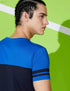 Symbol  Men’s Color Block Active Sports T-Shirt - Safqqa