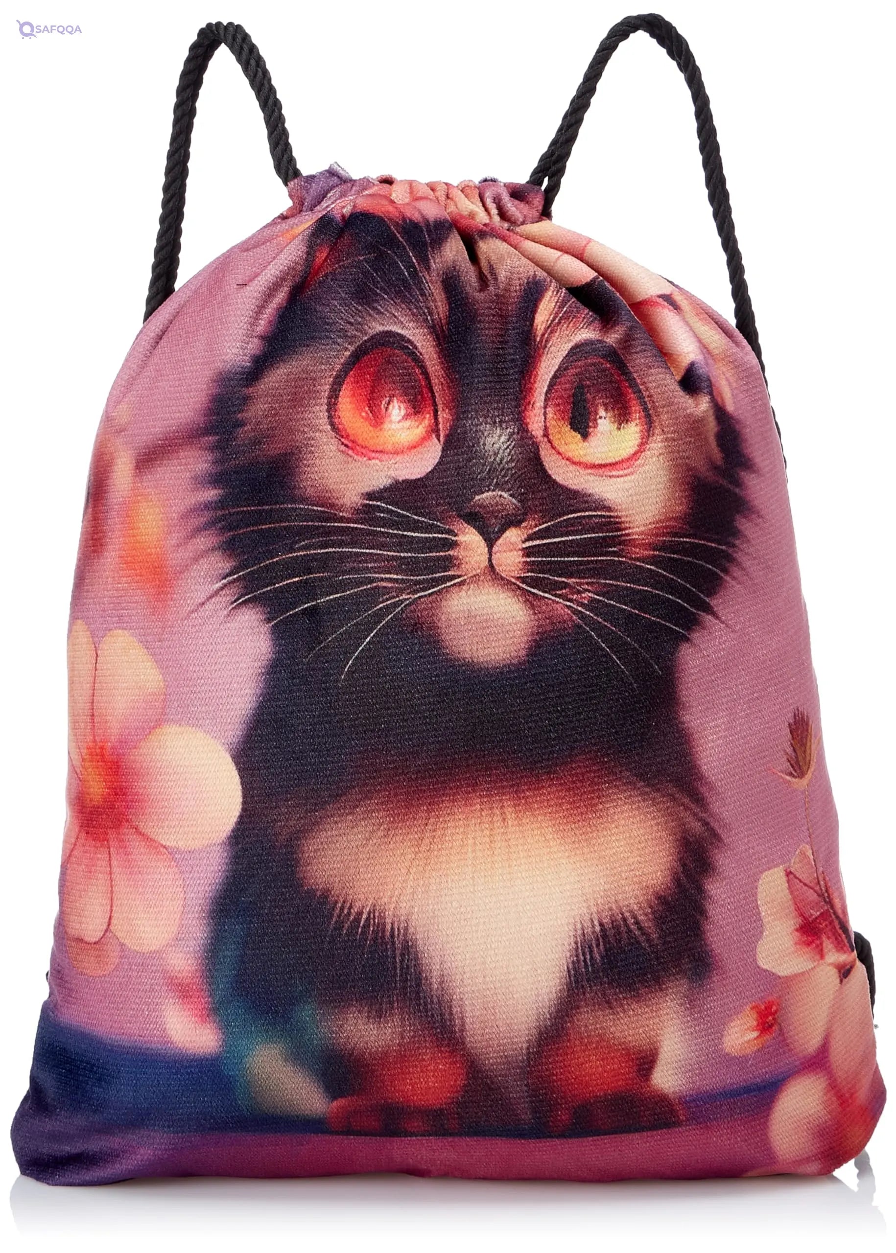 TAT DRAWSTRING BAG - 806, MultiColor, Large - Safqqa