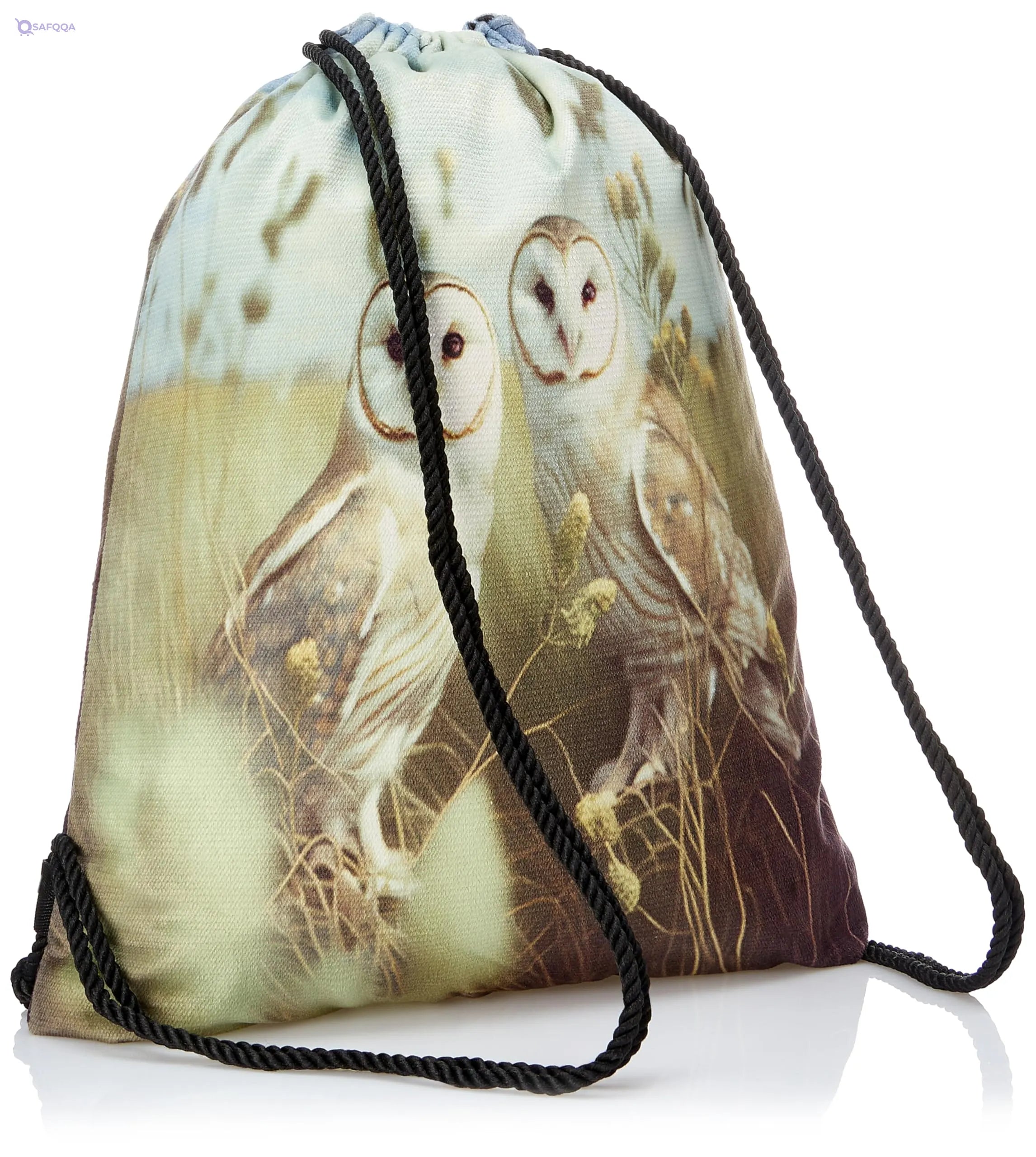 TAT DRAWSTRING BAG - 966, MultiColor, Large - Safqqa