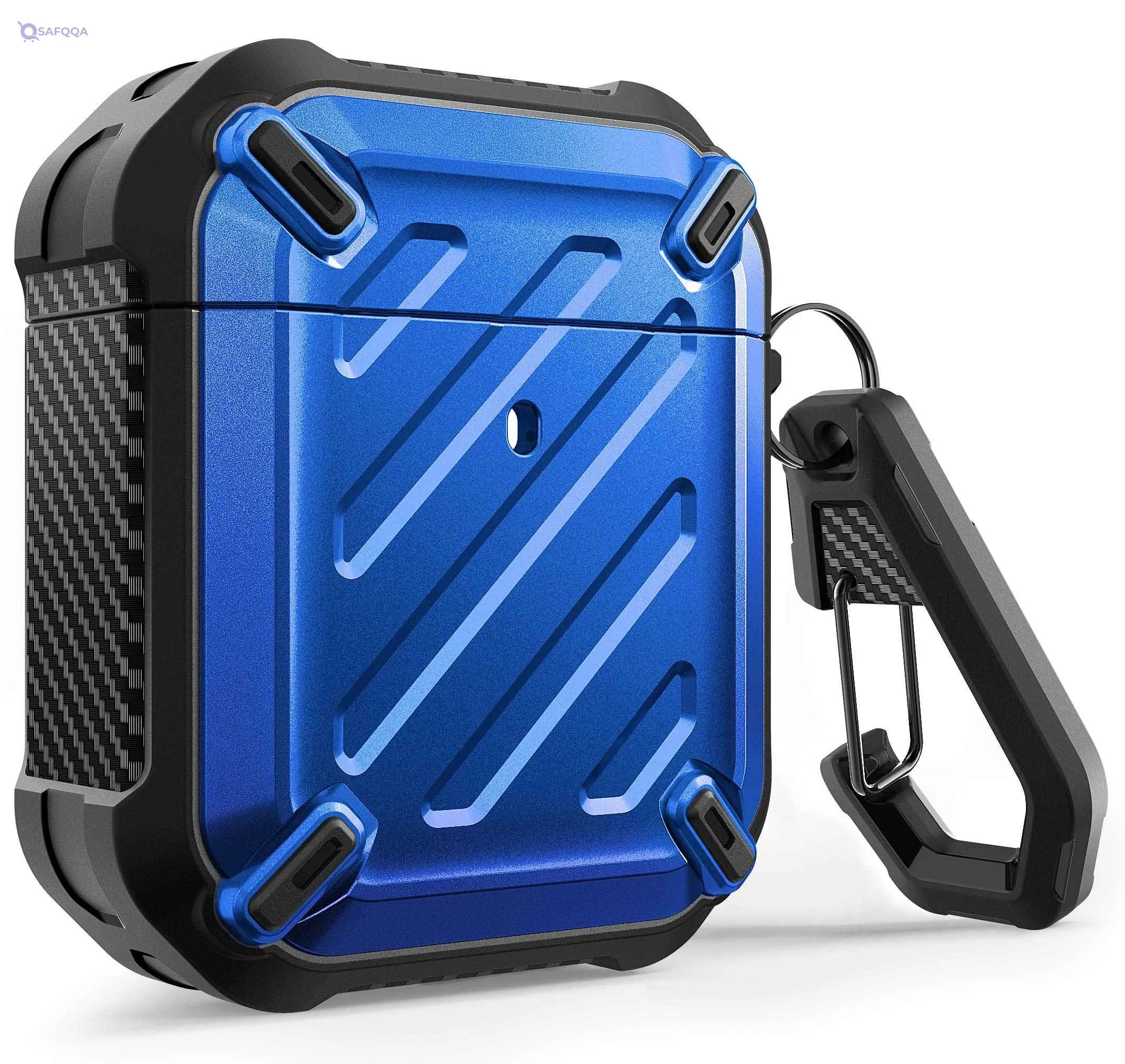 SUPCASE Unicorn Beetle Pro Series - Full Body Rugged Protective Case for Apple AirPods 1st/2nd Generation, Blue - Safqqa Egypt