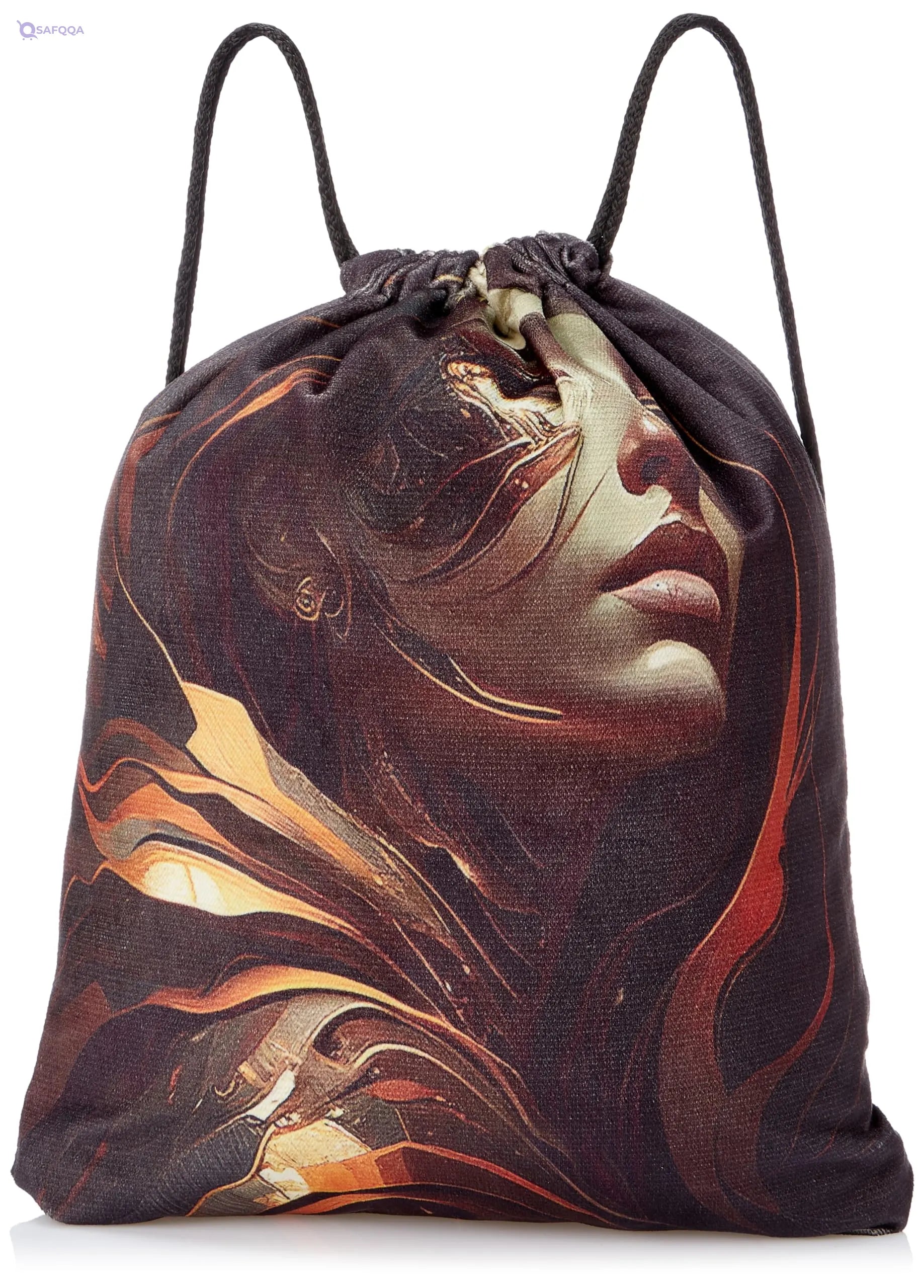 TAT DRAWSTRING BAG - 776, MultiColor, Large - Safqqa