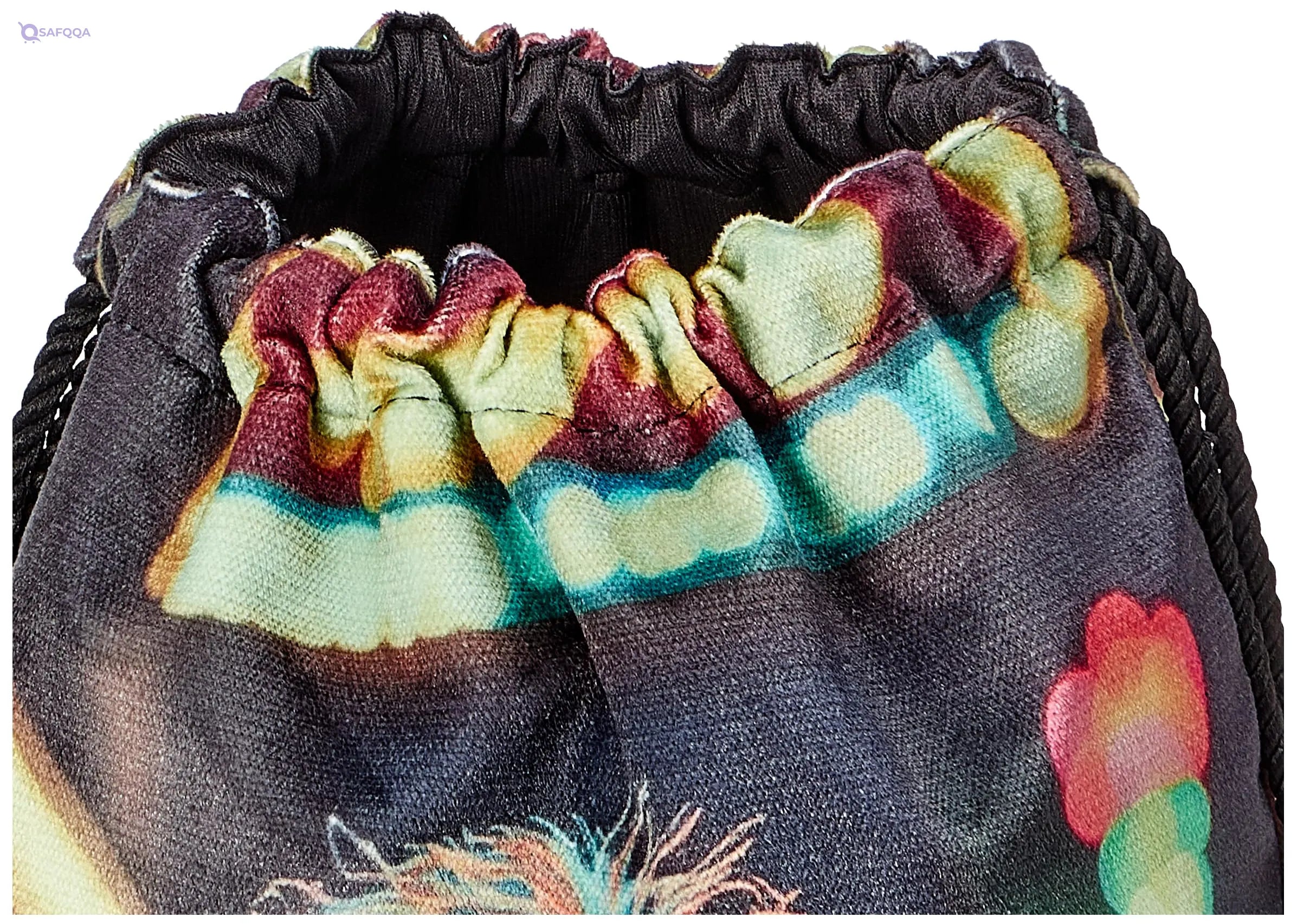 TAT DRAWSTRING BAG - 697, MultiColor, Large - Safqqa