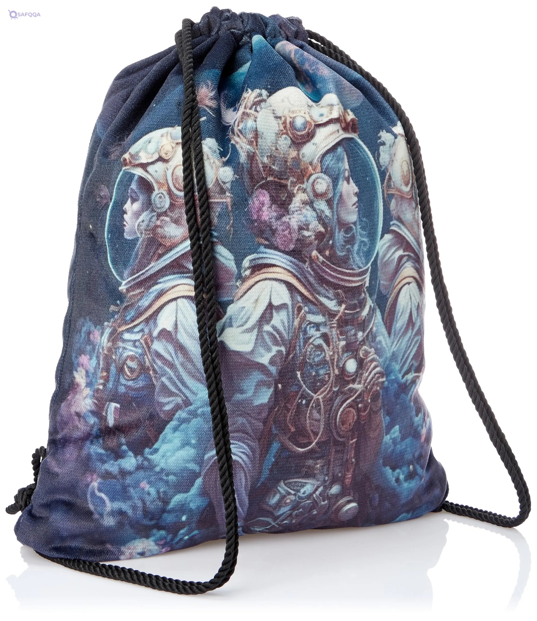TAT DRAWSTRING BAG - 671, MultiColor, Large - Safqqa