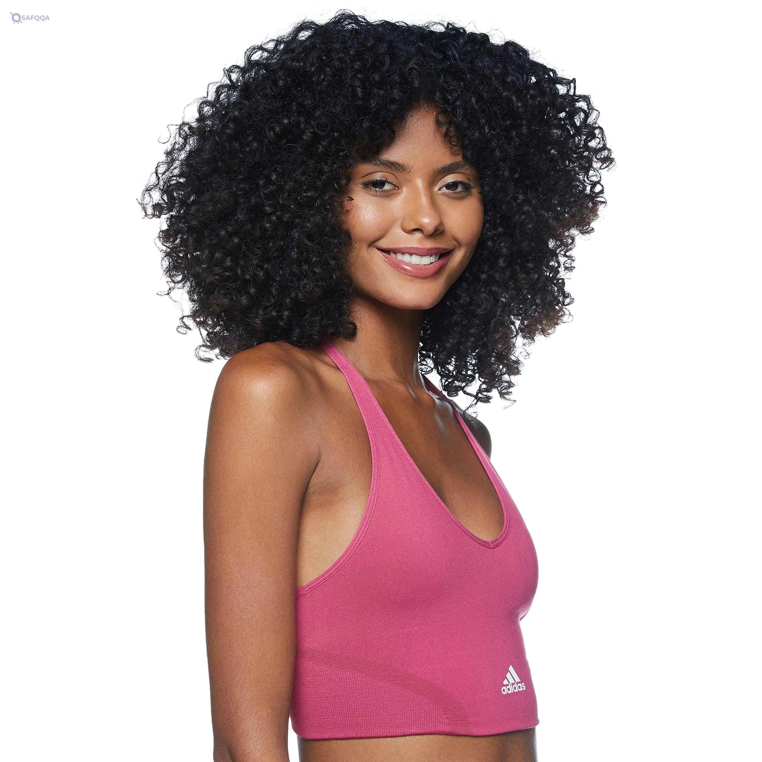 Adidas Women’s Aeroknit Designed 2 Move Seamless Workout Bra – Light Support - Safqqa